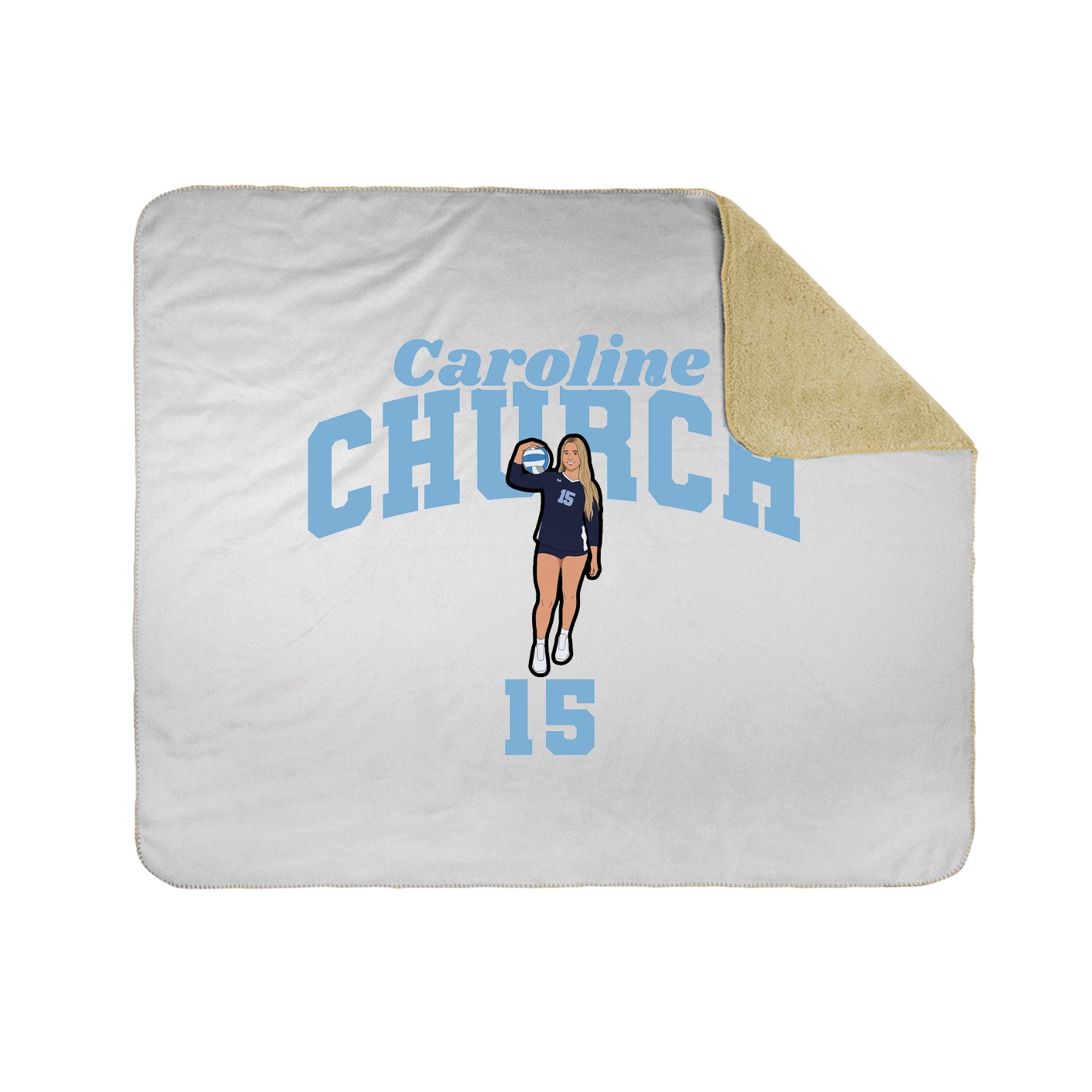 Throw Blanket — Signature Arch in White
