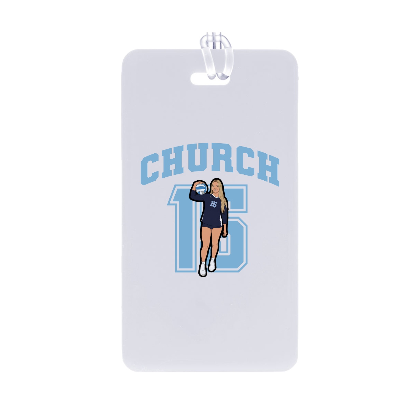 Bag Tag — Number in Classic