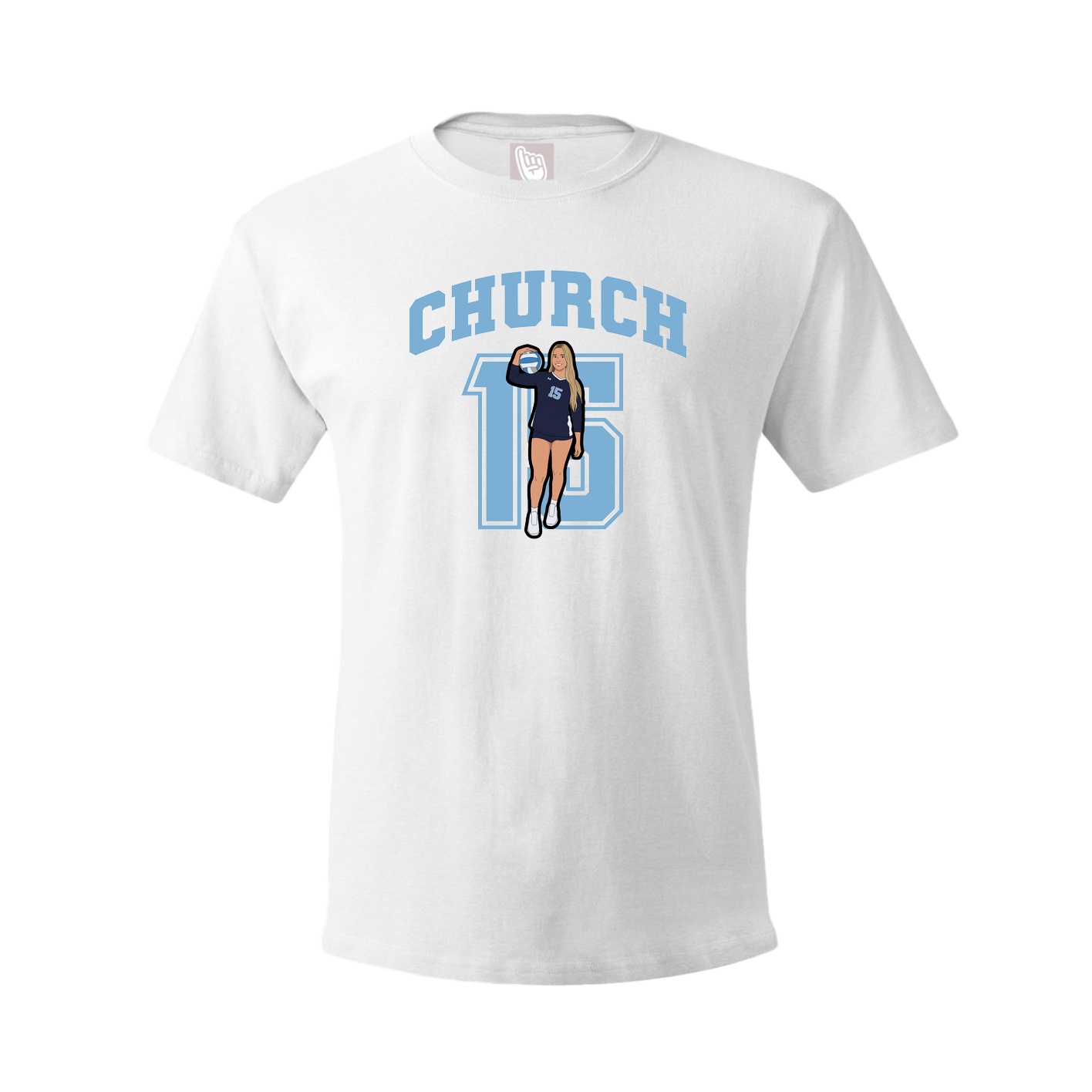 Tee — Number in White