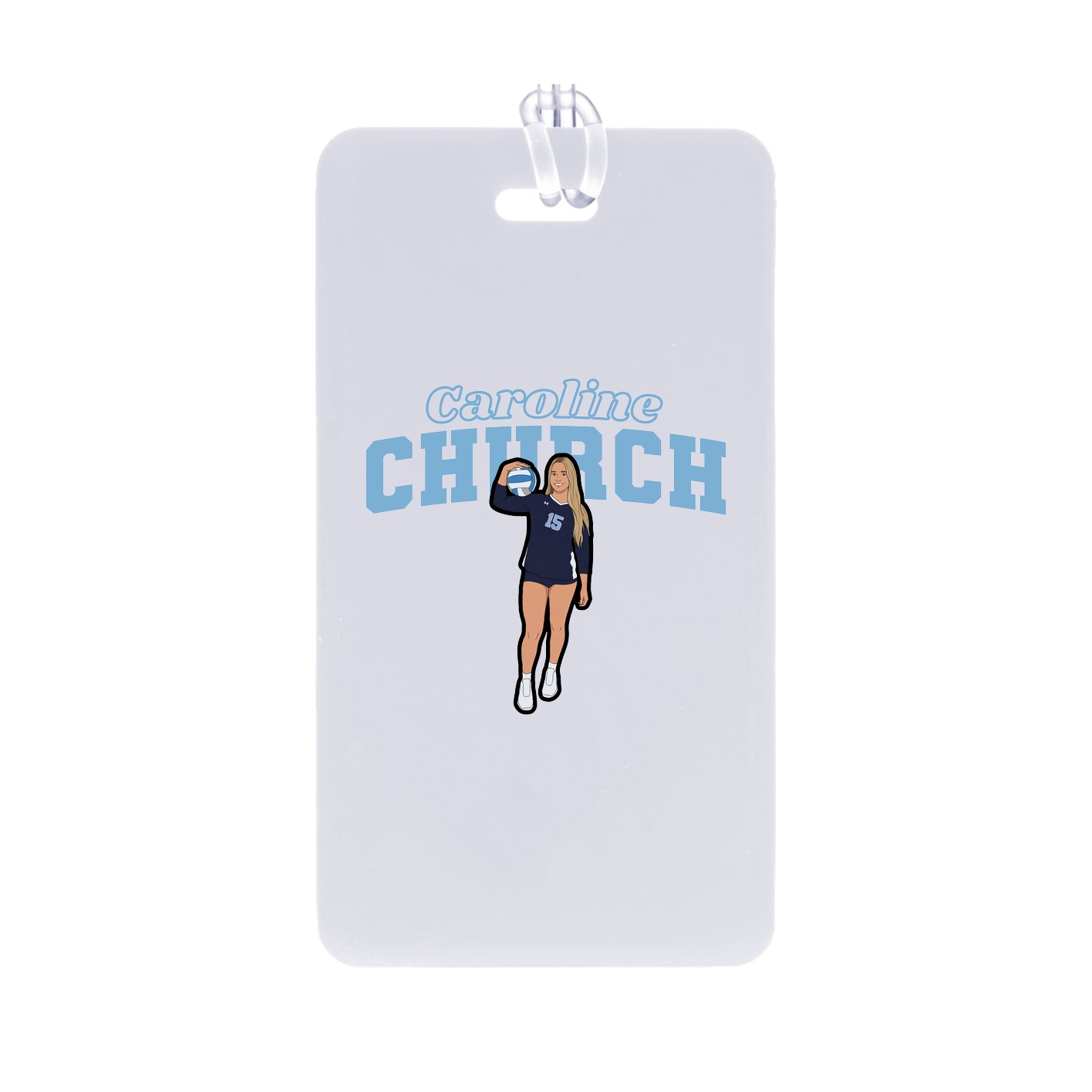 Bag Tag — Name Arch in Classic