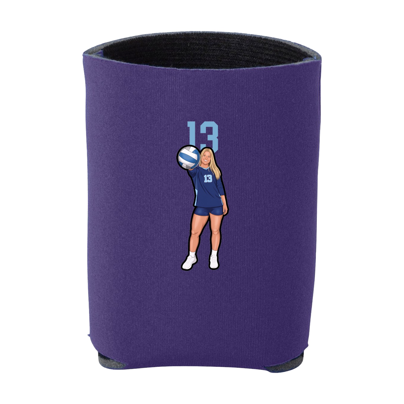 Can Holder — Number Top in Purple
