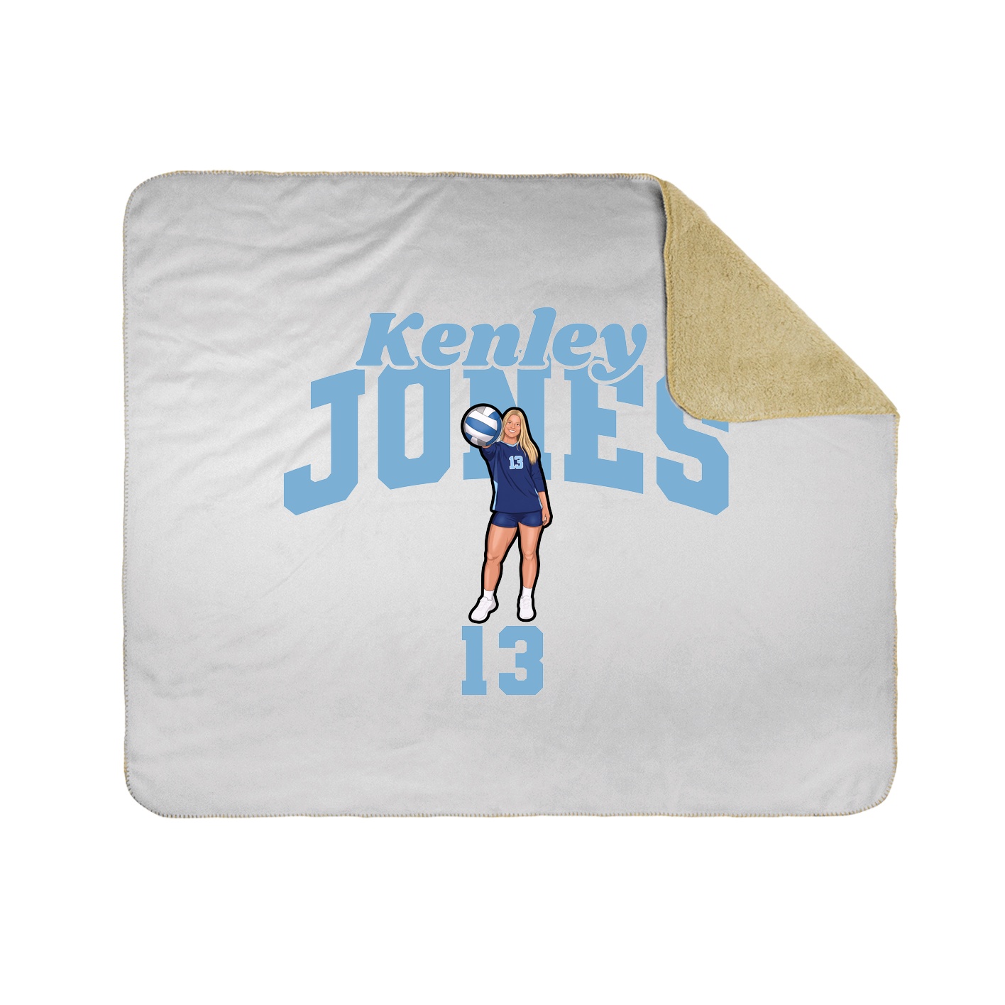 Throw Blanket — Signature Arch in White