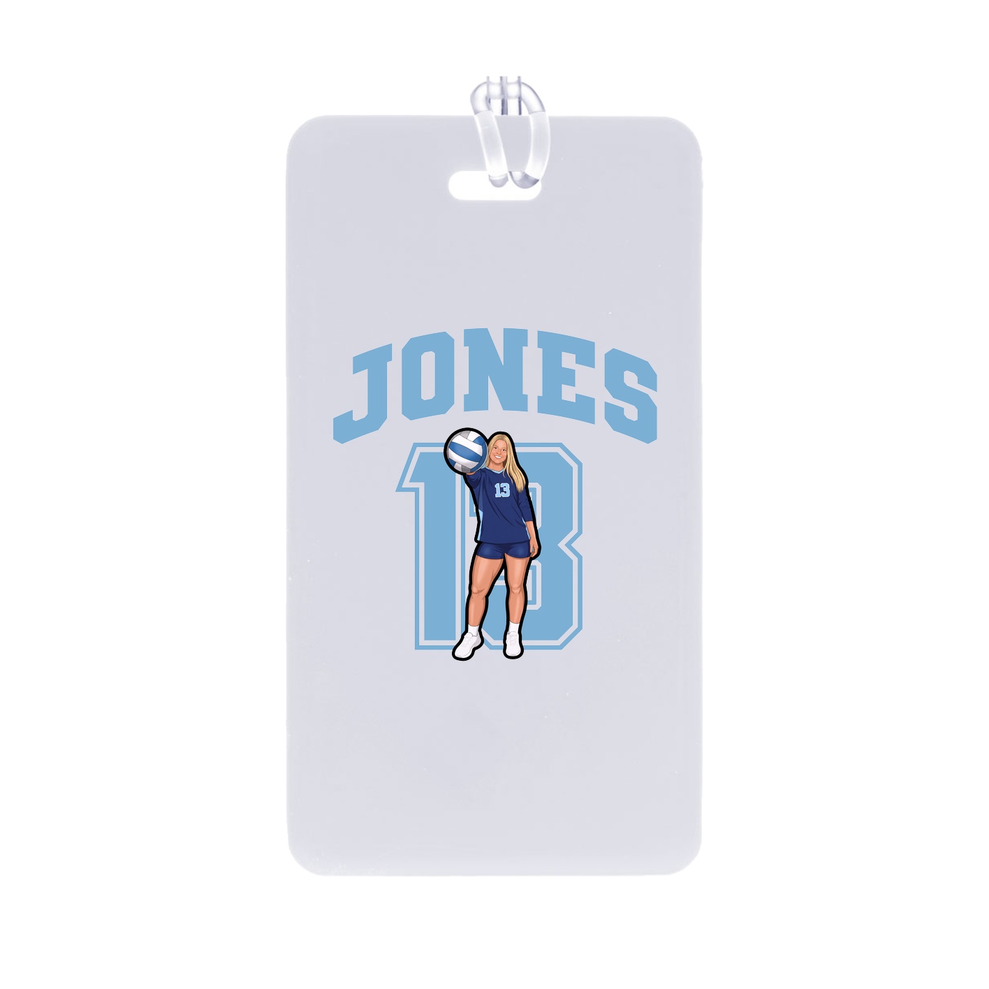 Bag Tag — Number in Classic