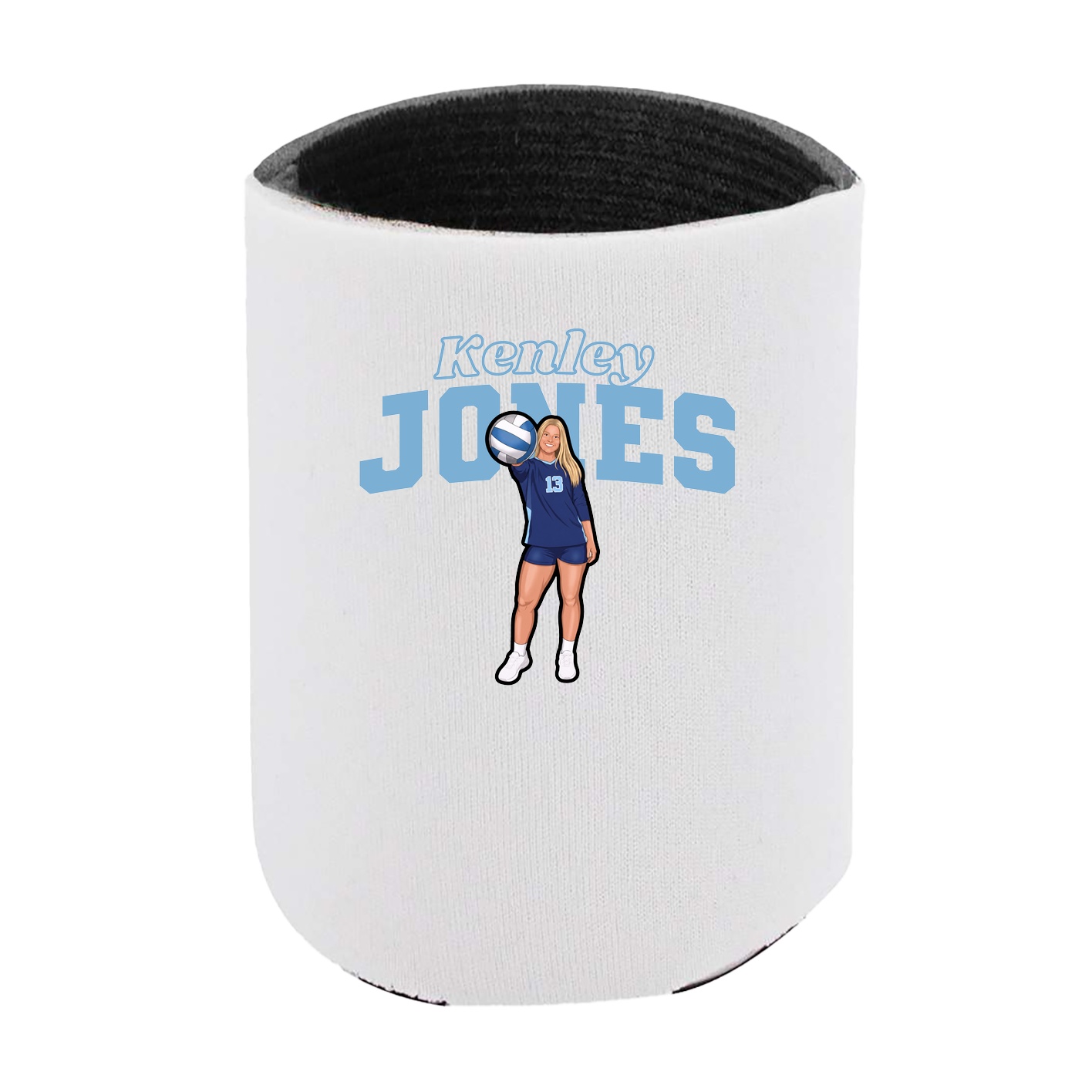 Can Holder — Name Arch in White