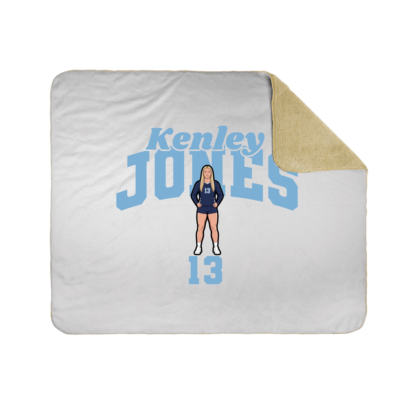 Throw Blanket — Signature Arch in White