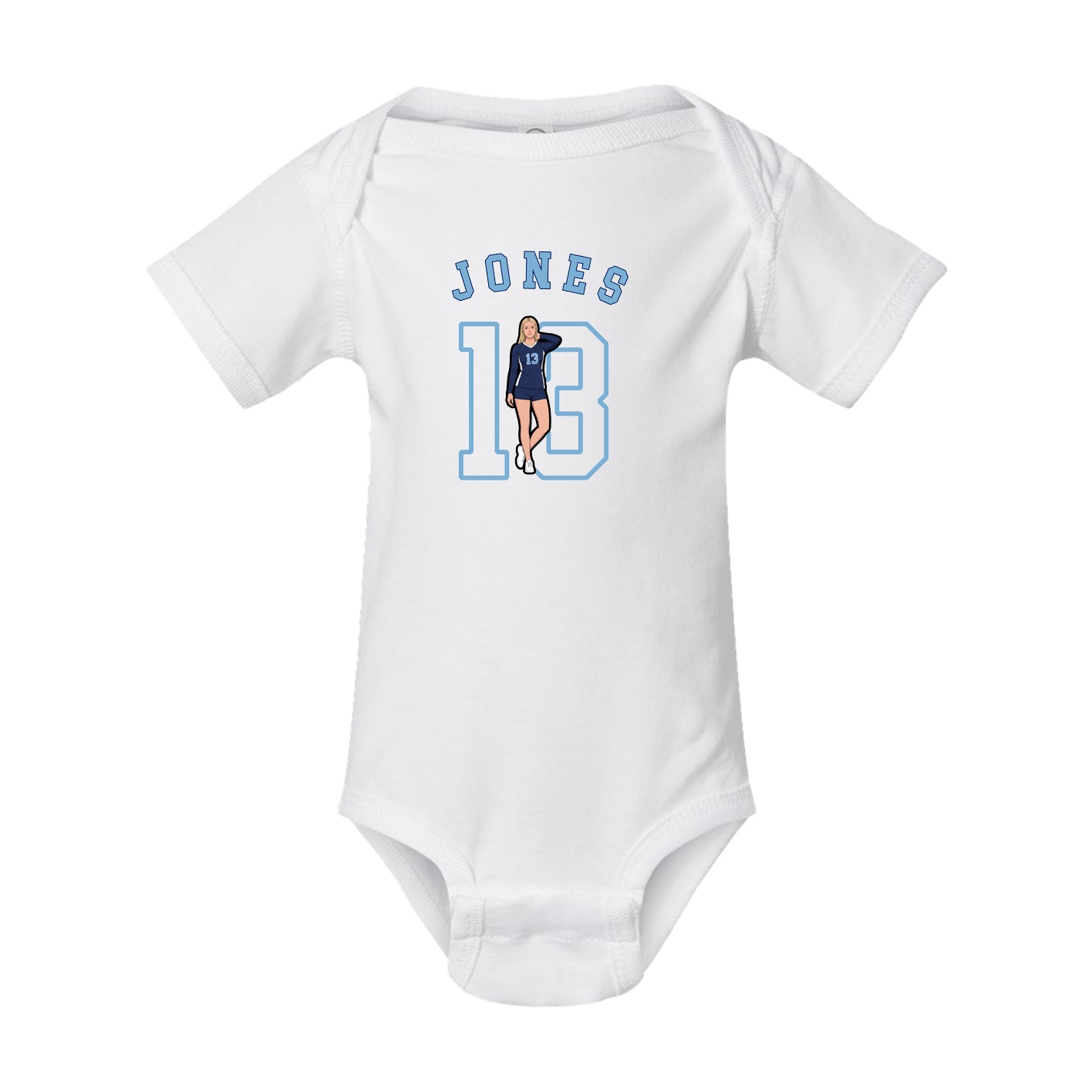 Baby Onesie — Shirsey Arch in White