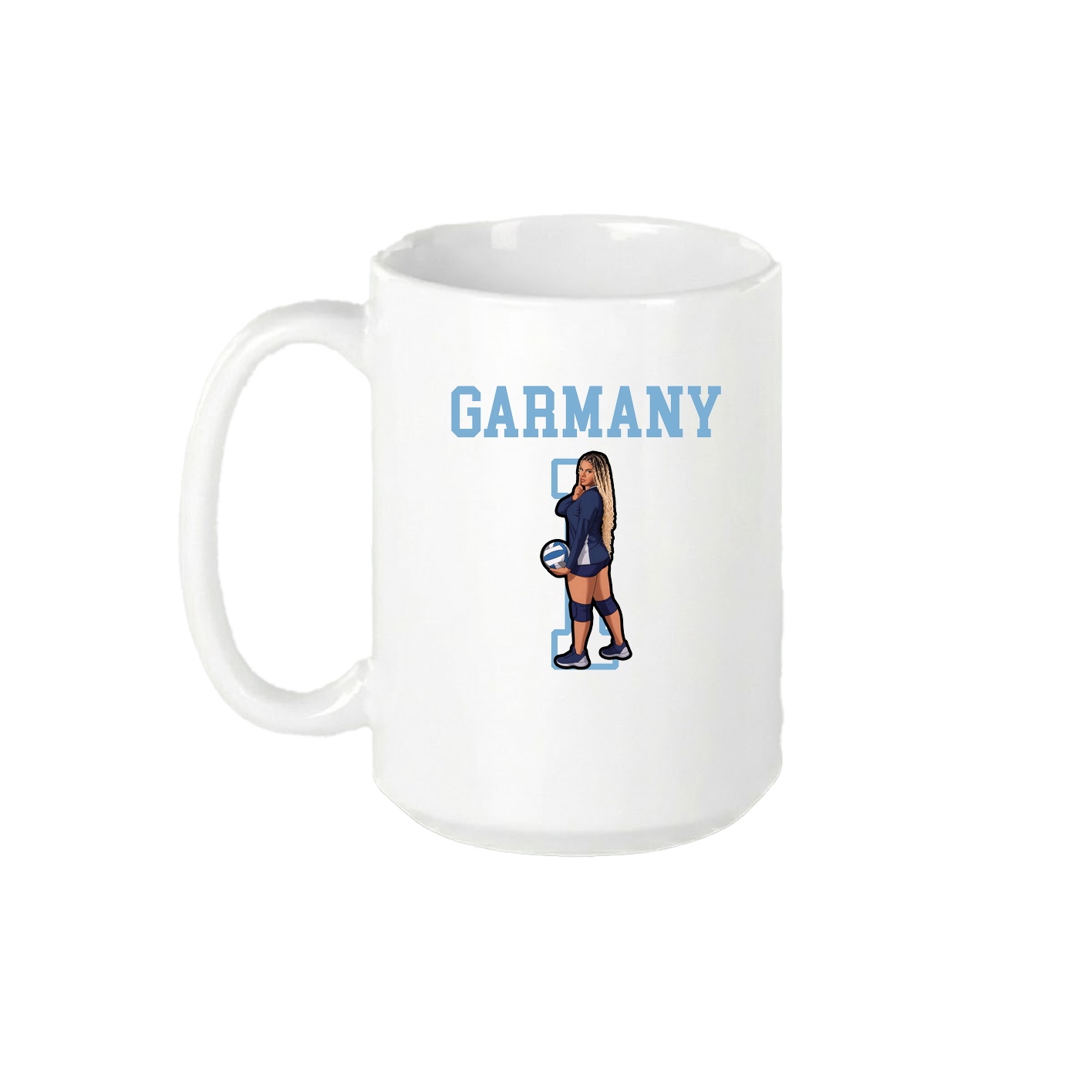 15oz Coffee Mug — Shirsey in White