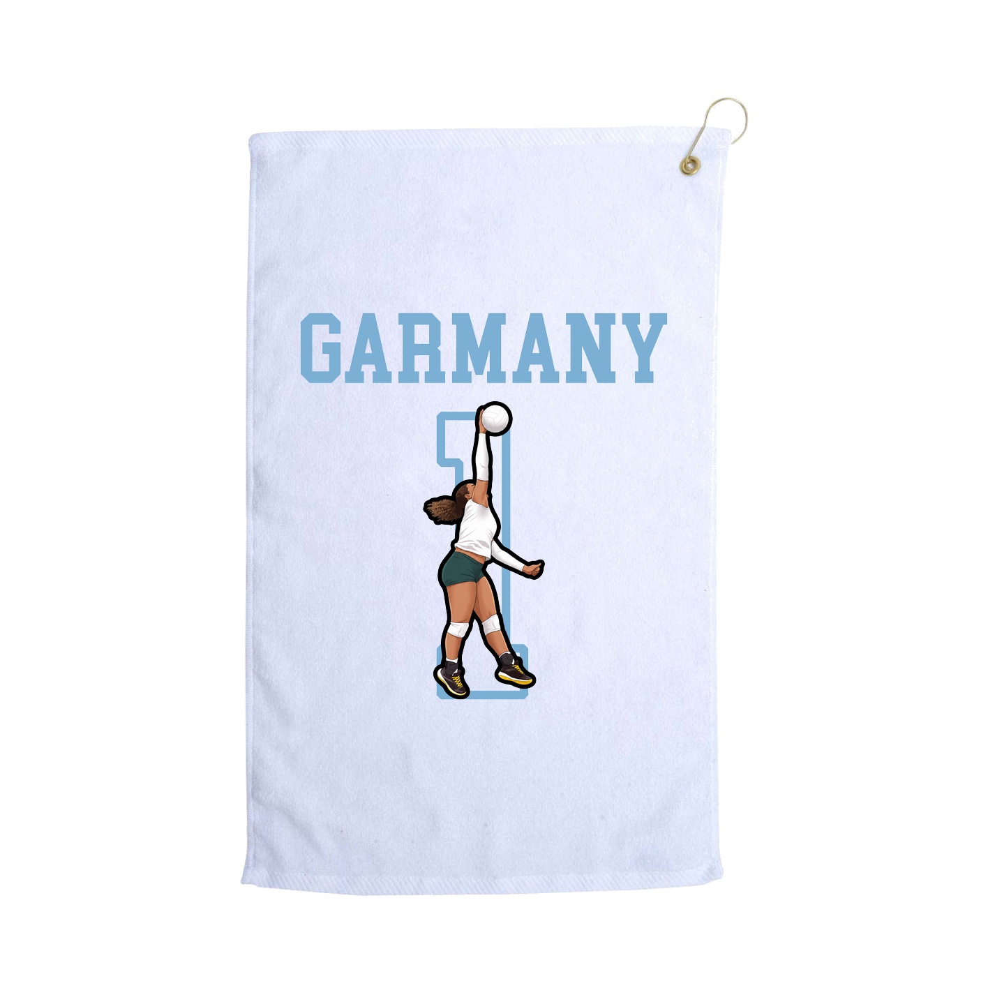 Golf Towel — Shirsey in White