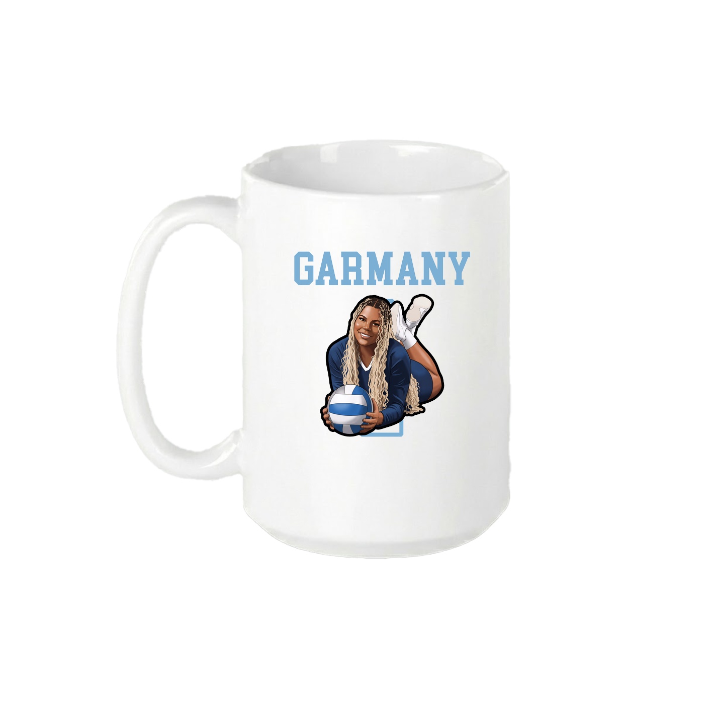 15oz Coffee Mug — Shirsey in White