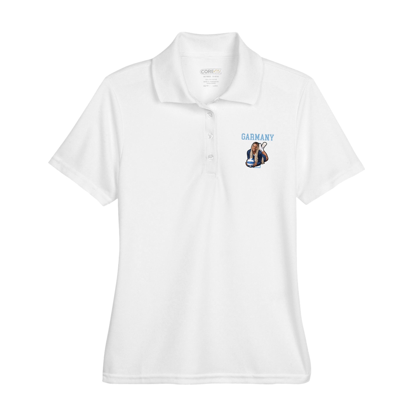 Womens Performance Polo — Shirsey in White