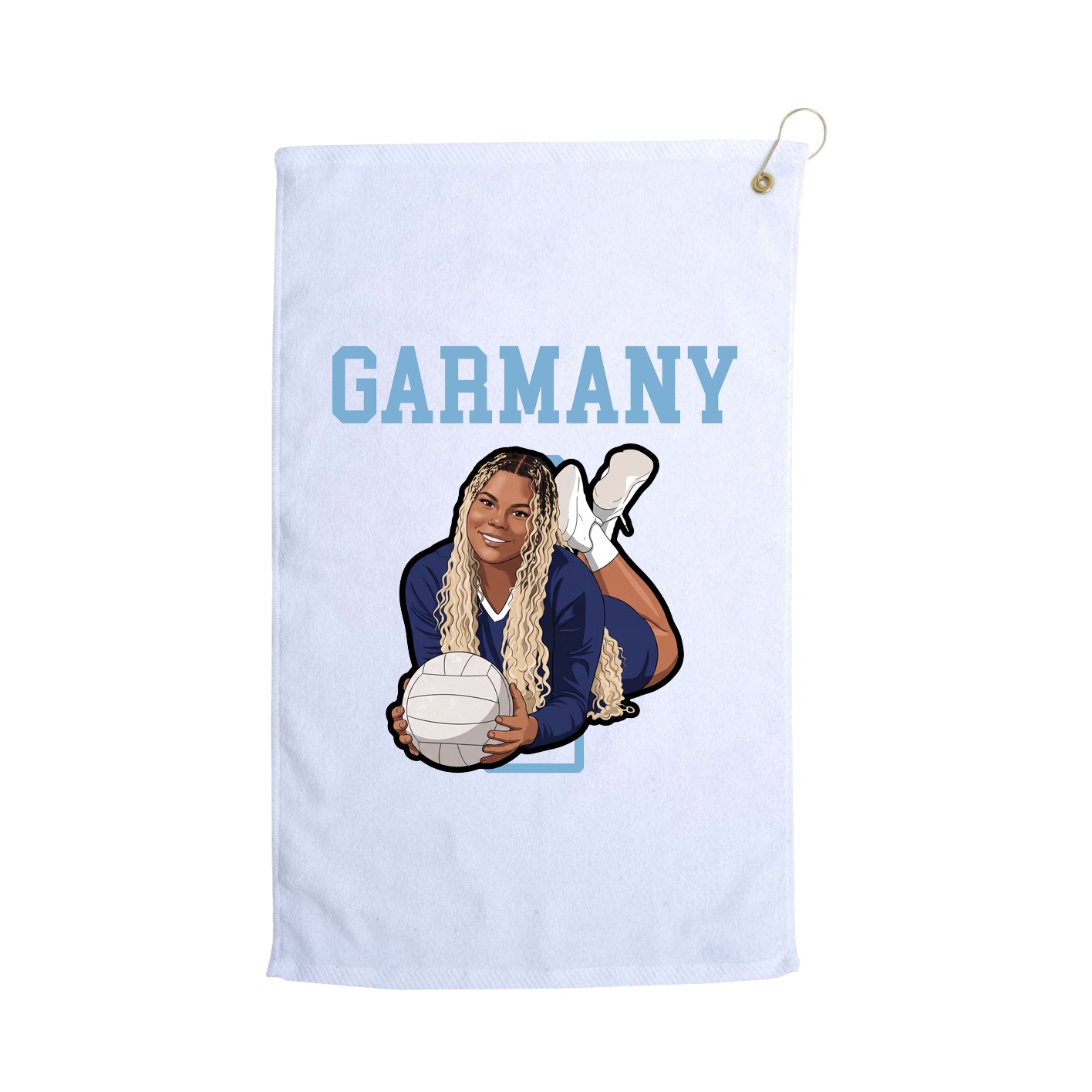 Golf Towel — Shirsey in White