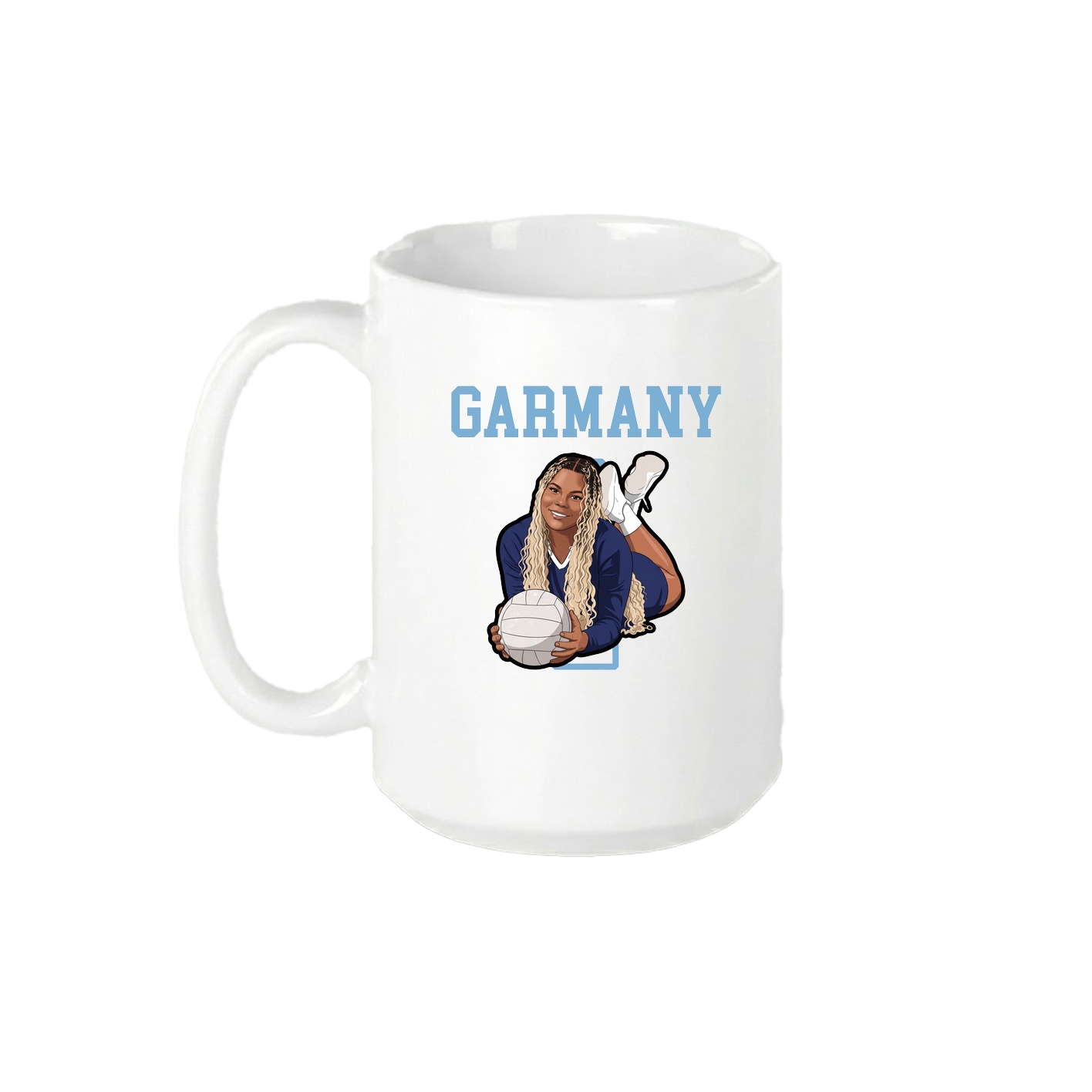 15oz Coffee Mug — Shirsey in White