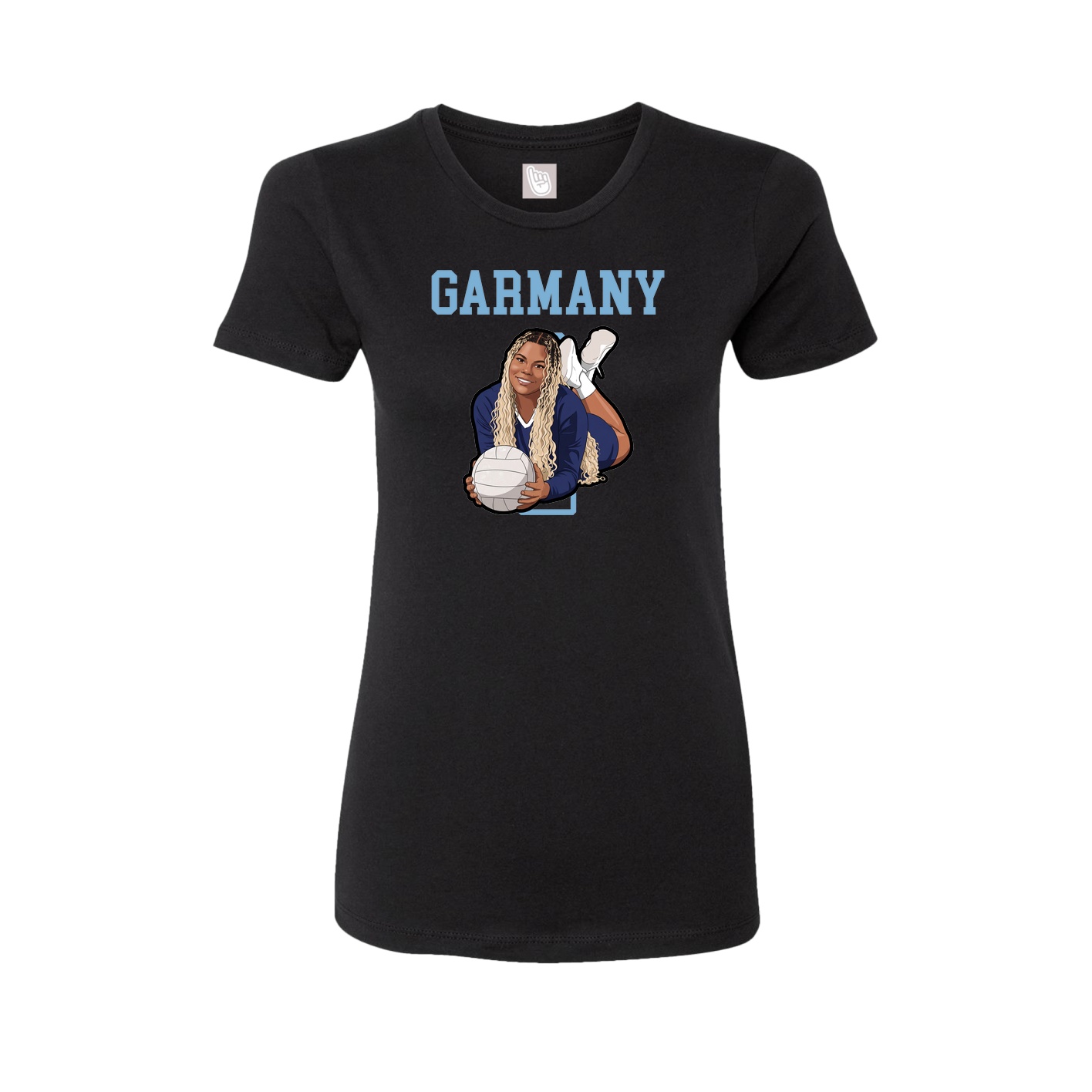 Fitted Women's Tee — Shirsey in Black