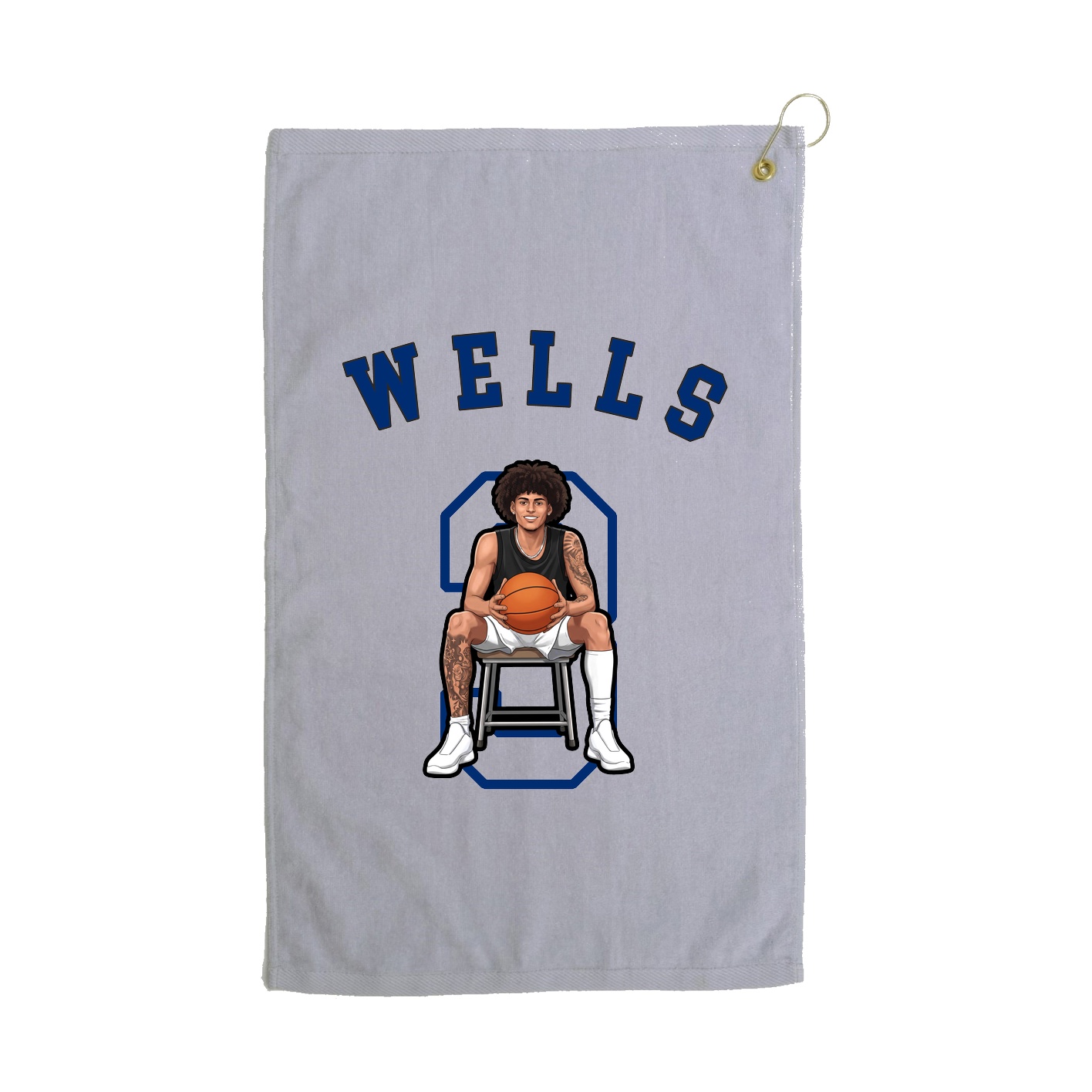 Golf Towel — Shirsey Arch in Grey