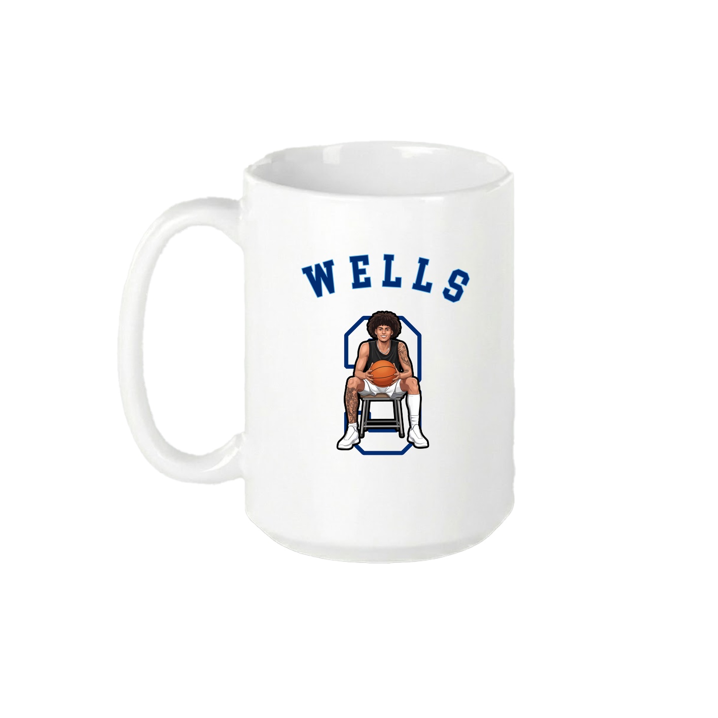 15oz Coffee Mug — Shirsey Arch in White