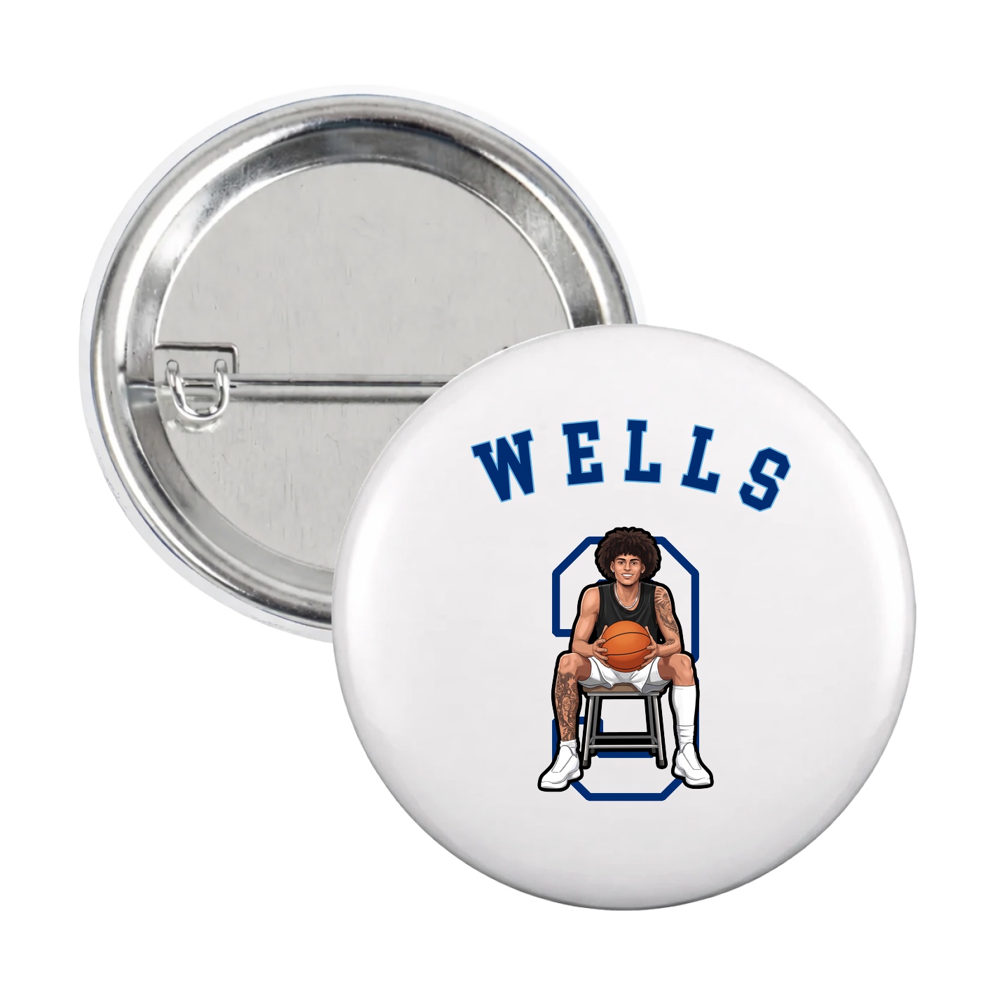 Game Day Button — Shirsey Arch in White