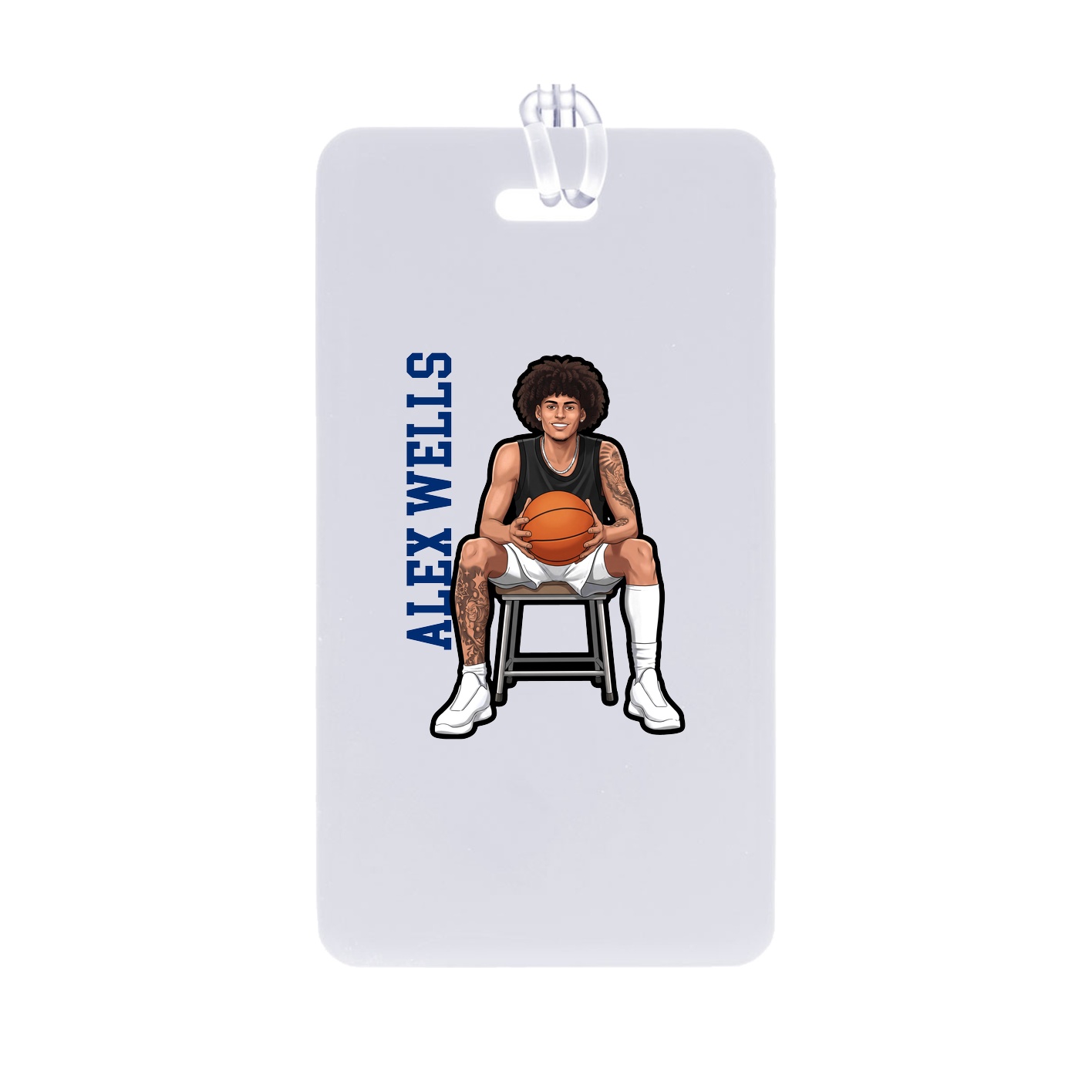Bag Tag — Name Vertical in Classic