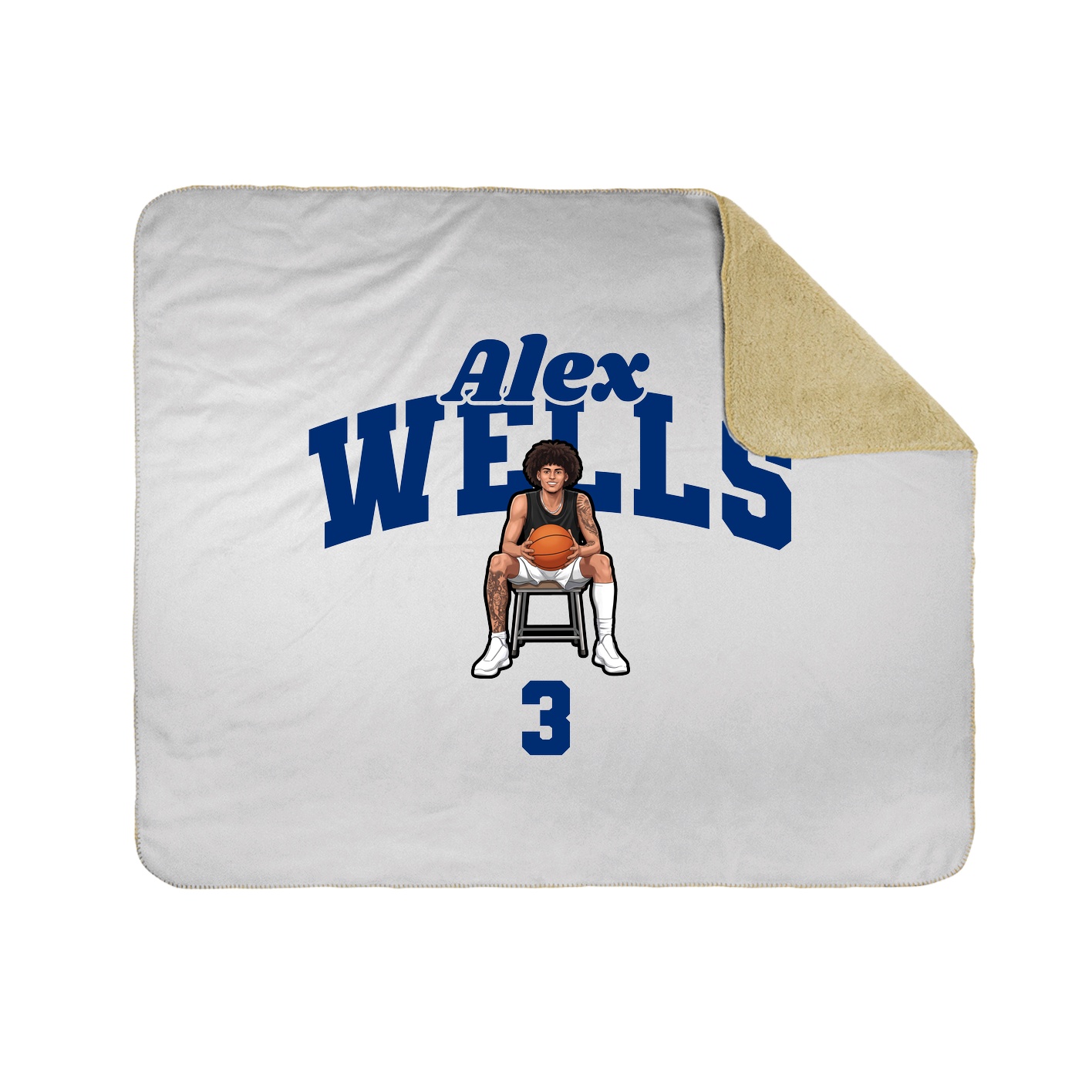 Throw Blanket — Signature Arch in White