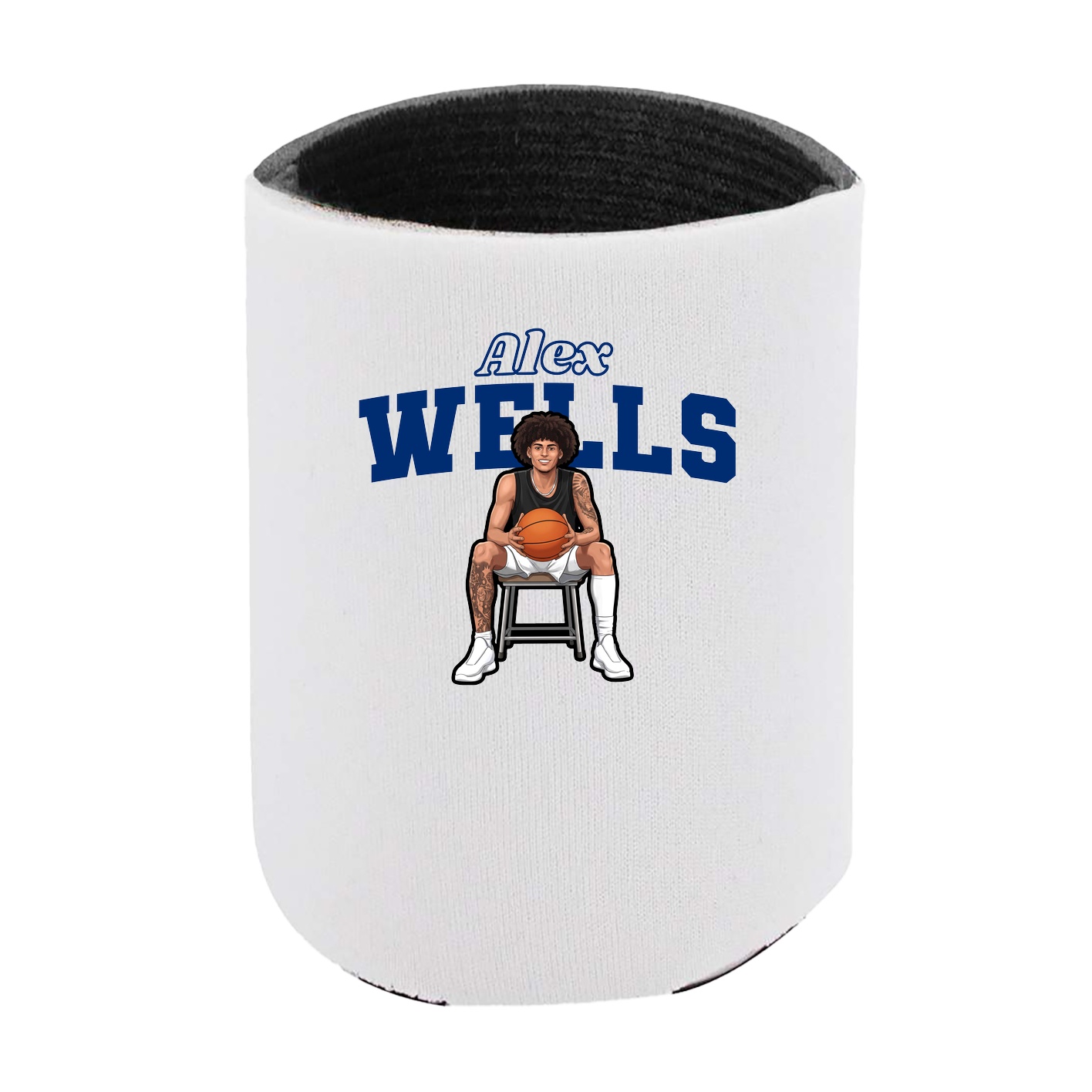 Can Holder — Name Arch in White