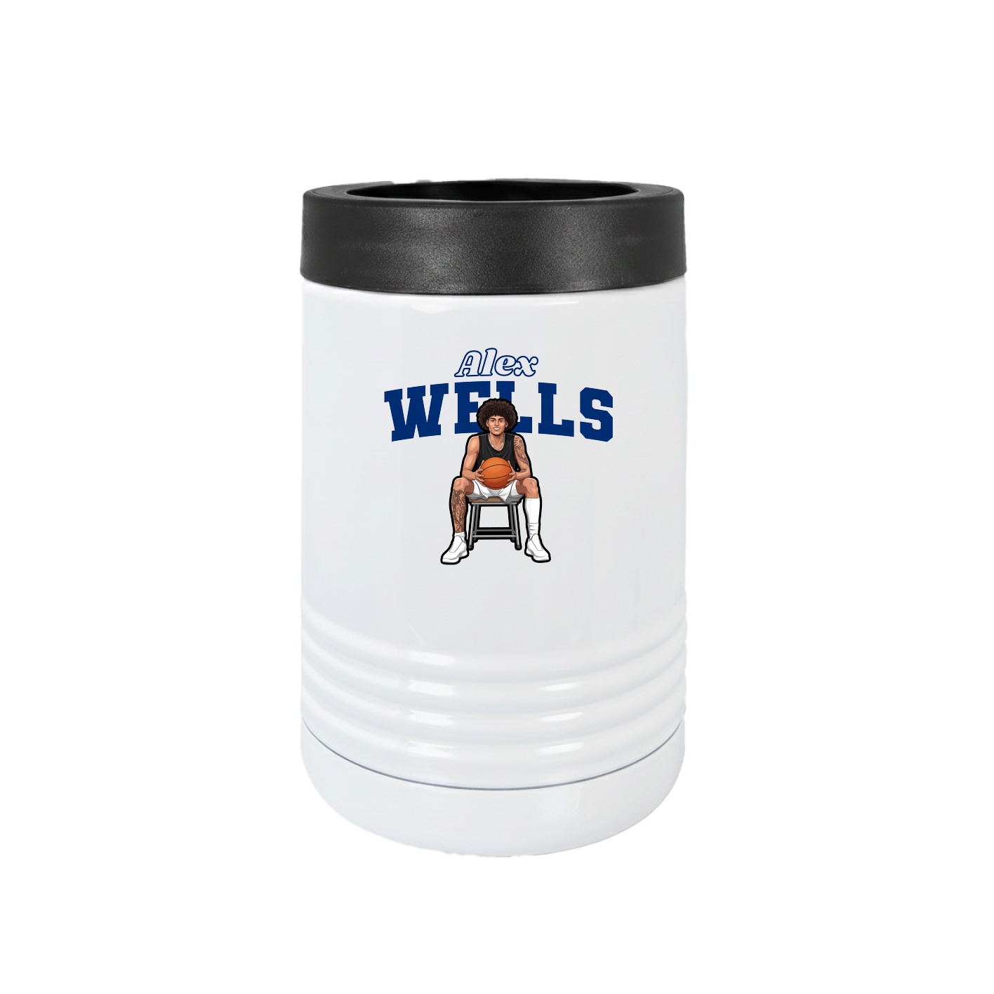 Beverage Holder — Name Arch in White