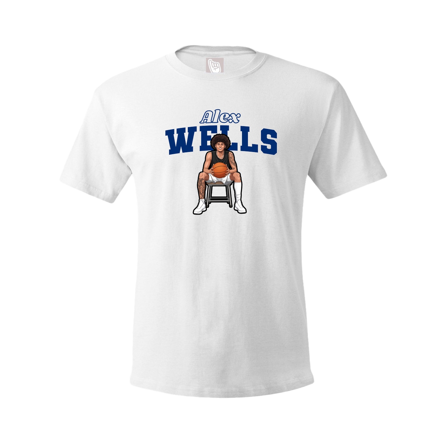 Tee — Name Arch in White