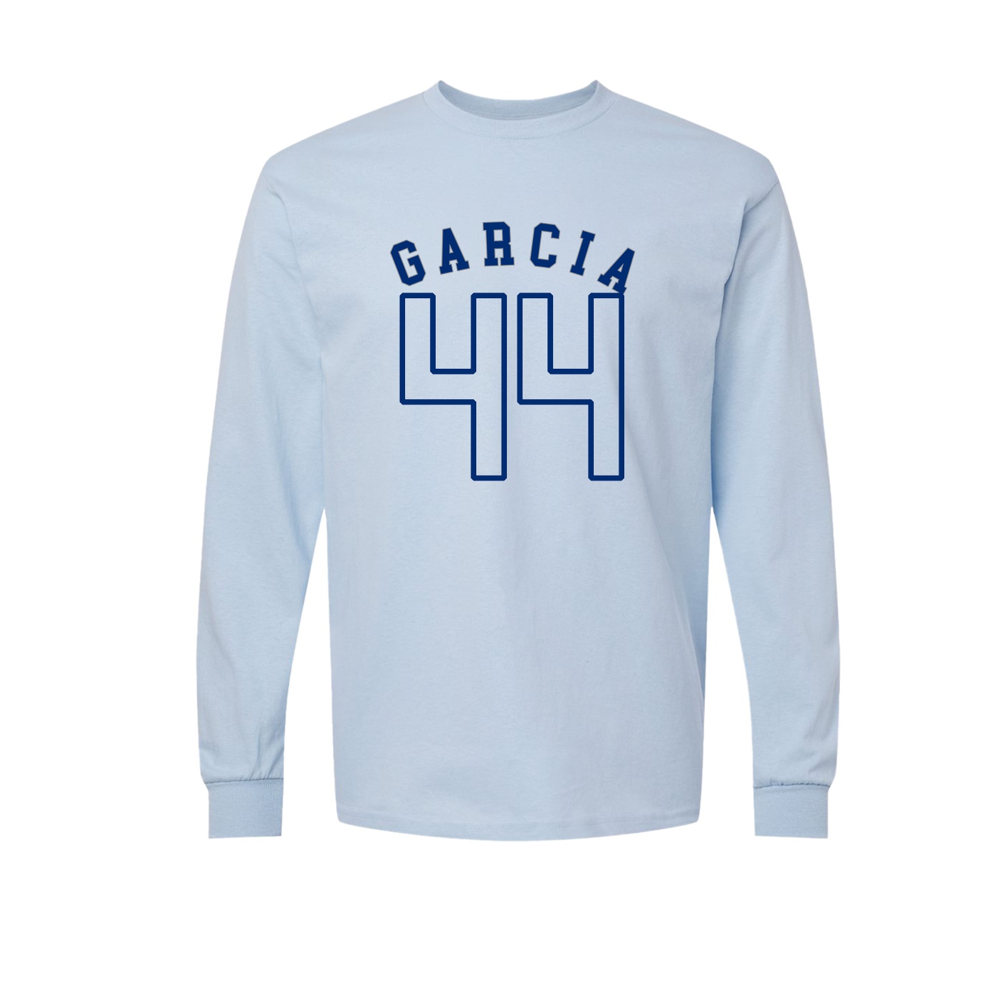Long Sleeve Tee — Shirsey Arch in Light Blue