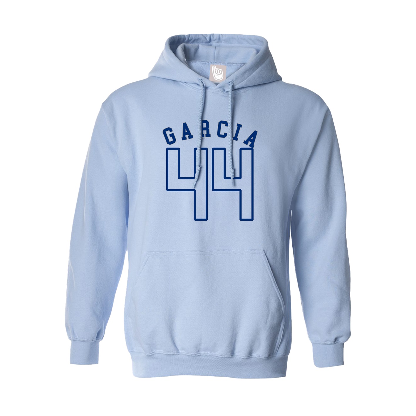 Hoodie — Shirsey Arch in Light Blue
