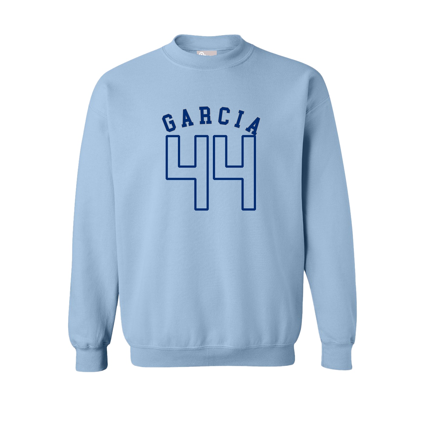 Fleece Crew — Shirsey Arch in Light Blue