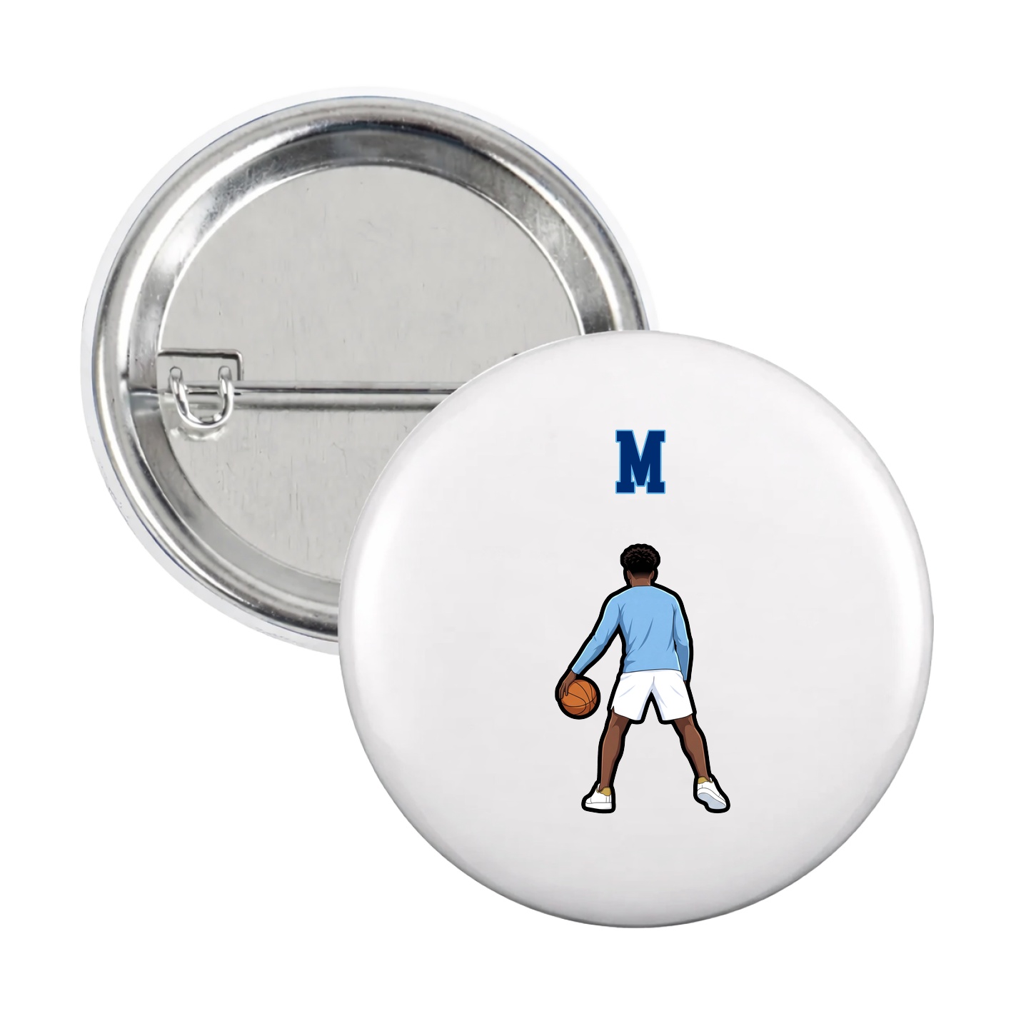 Game Day Button — Shirsey Arch in White