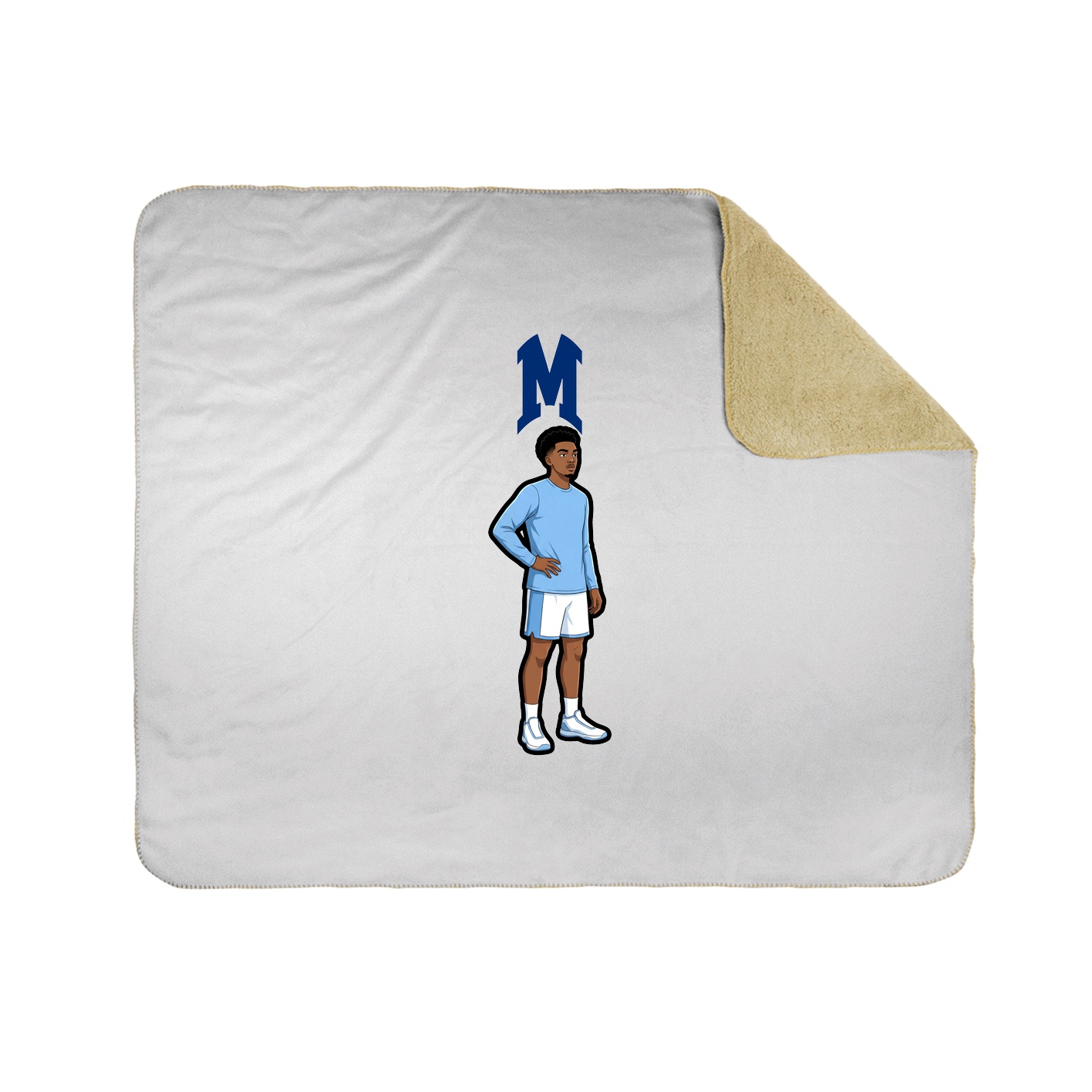 Throw Blanket — Shirsey in White