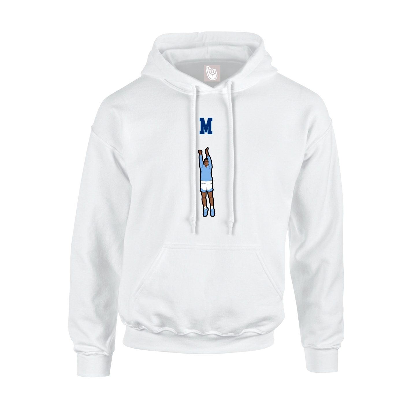 Hoodie — Shirsey Arch in White