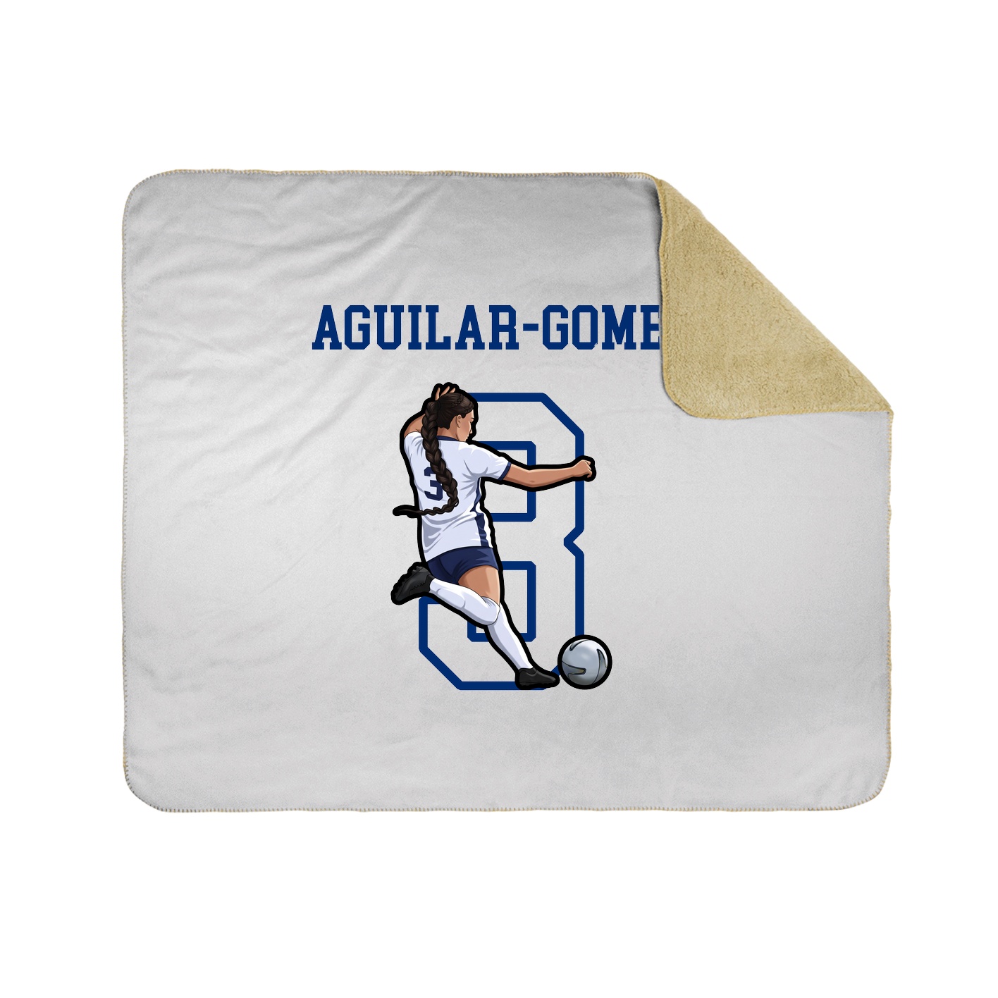 Throw Blanket — Shirsey in White