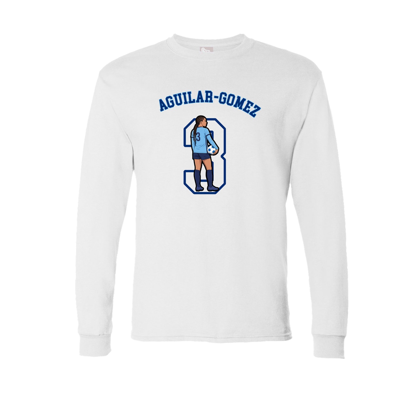Long Sleeve Tee — Shirsey Arch in White