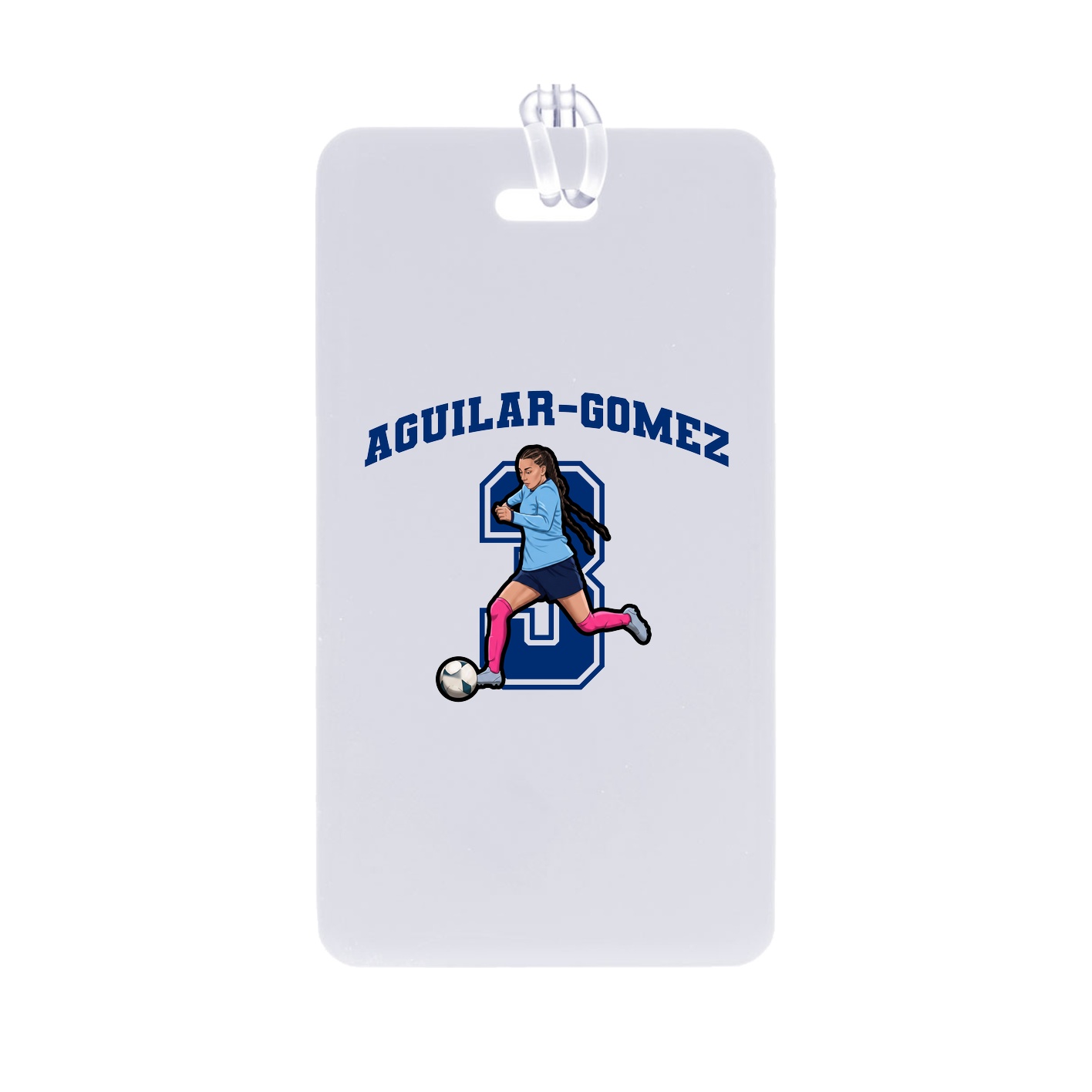 Bag Tag — Number in Classic