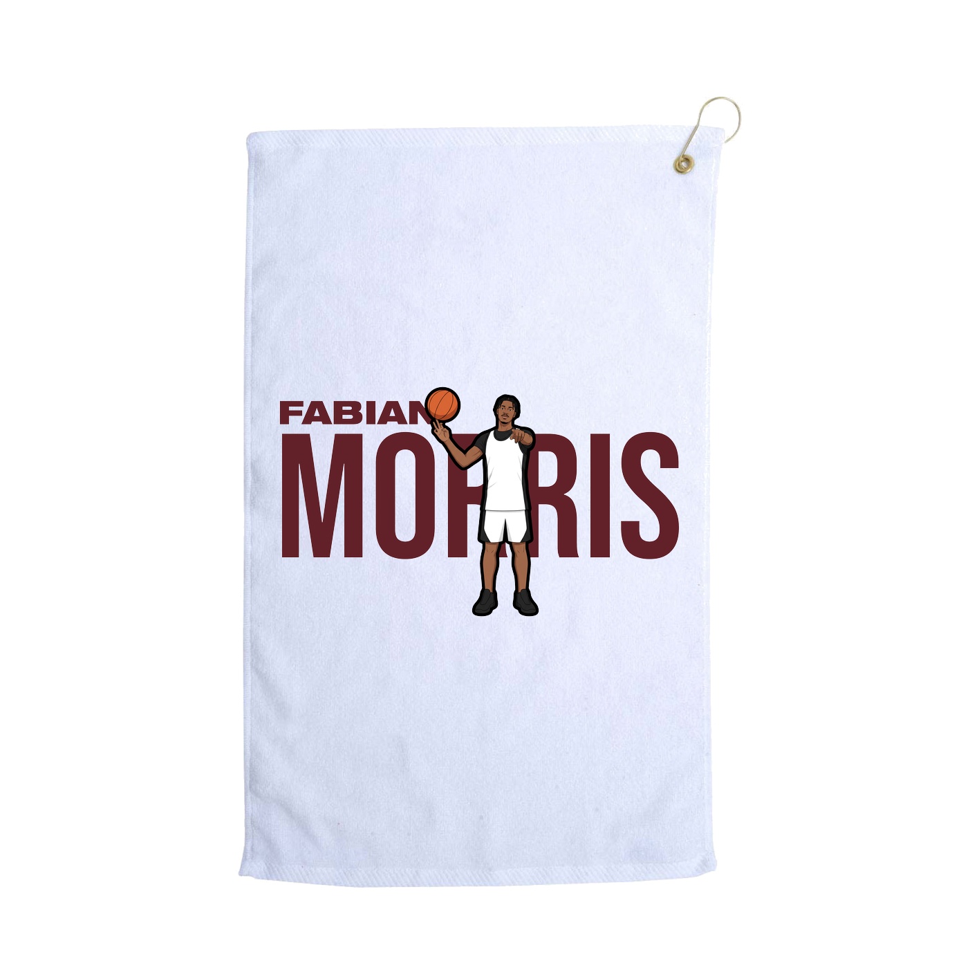 Golf Towel — Player Name in White