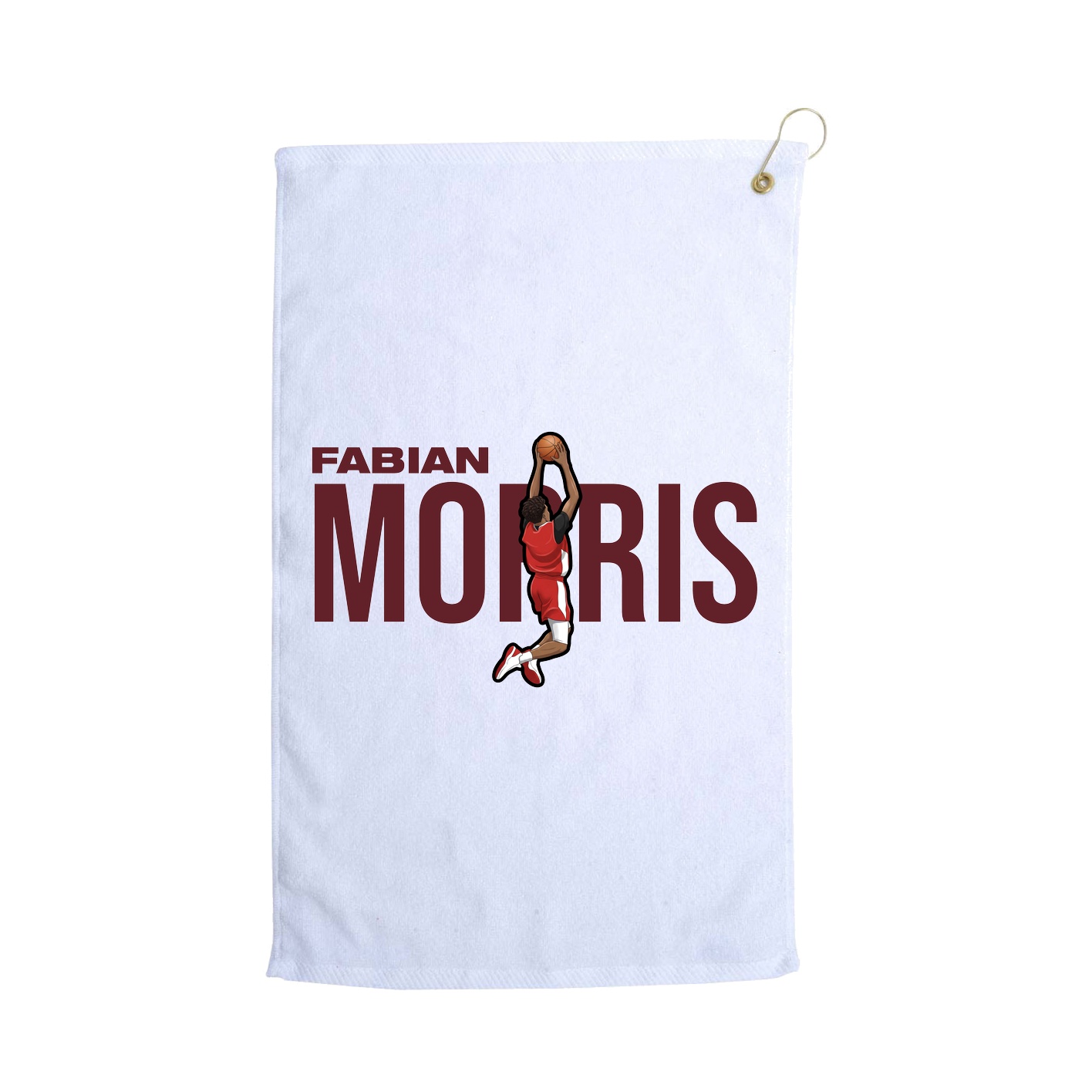 Golf Towel — Player Name in White