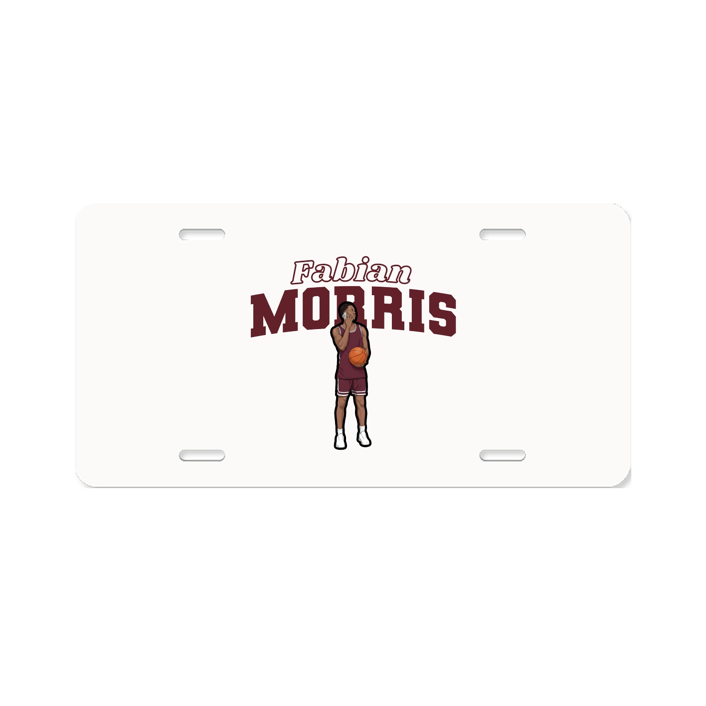 License Plate — Name Arch in Classic