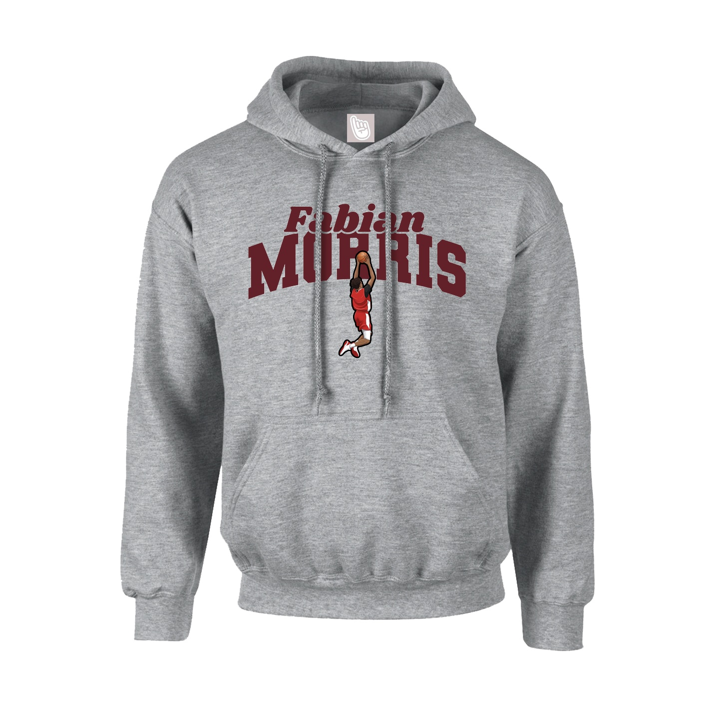 Hoodie — Signature Arch in Grey