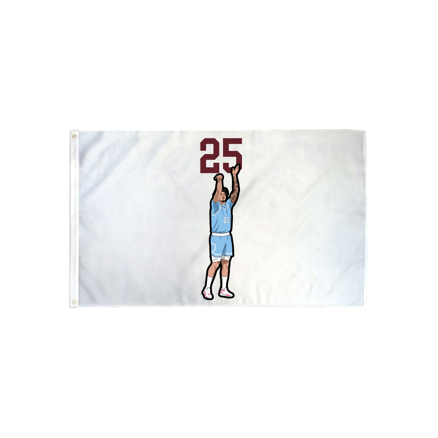 3x5 Flag — Number Top in Classic