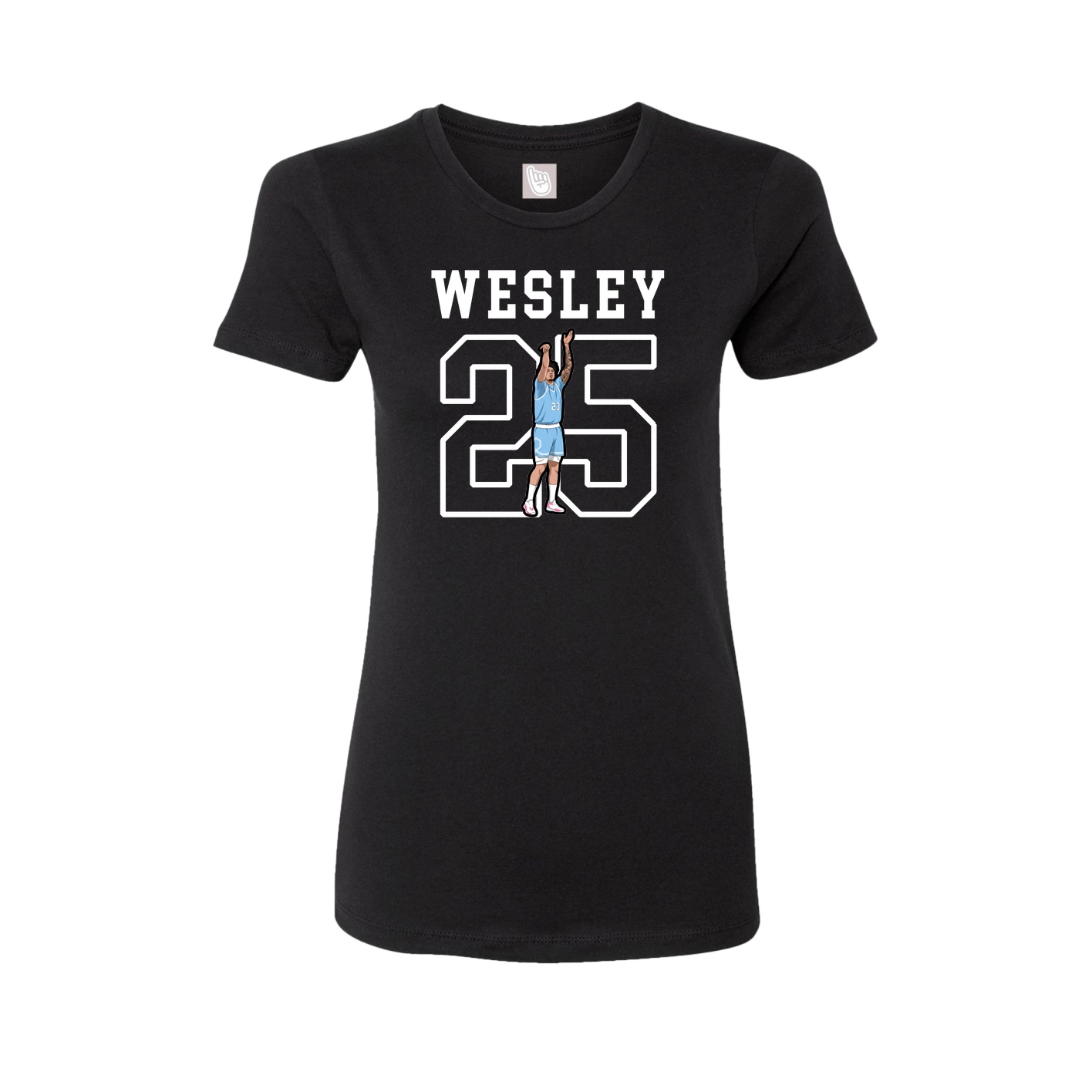 Fitted Women's Tee — Shirsey in Black