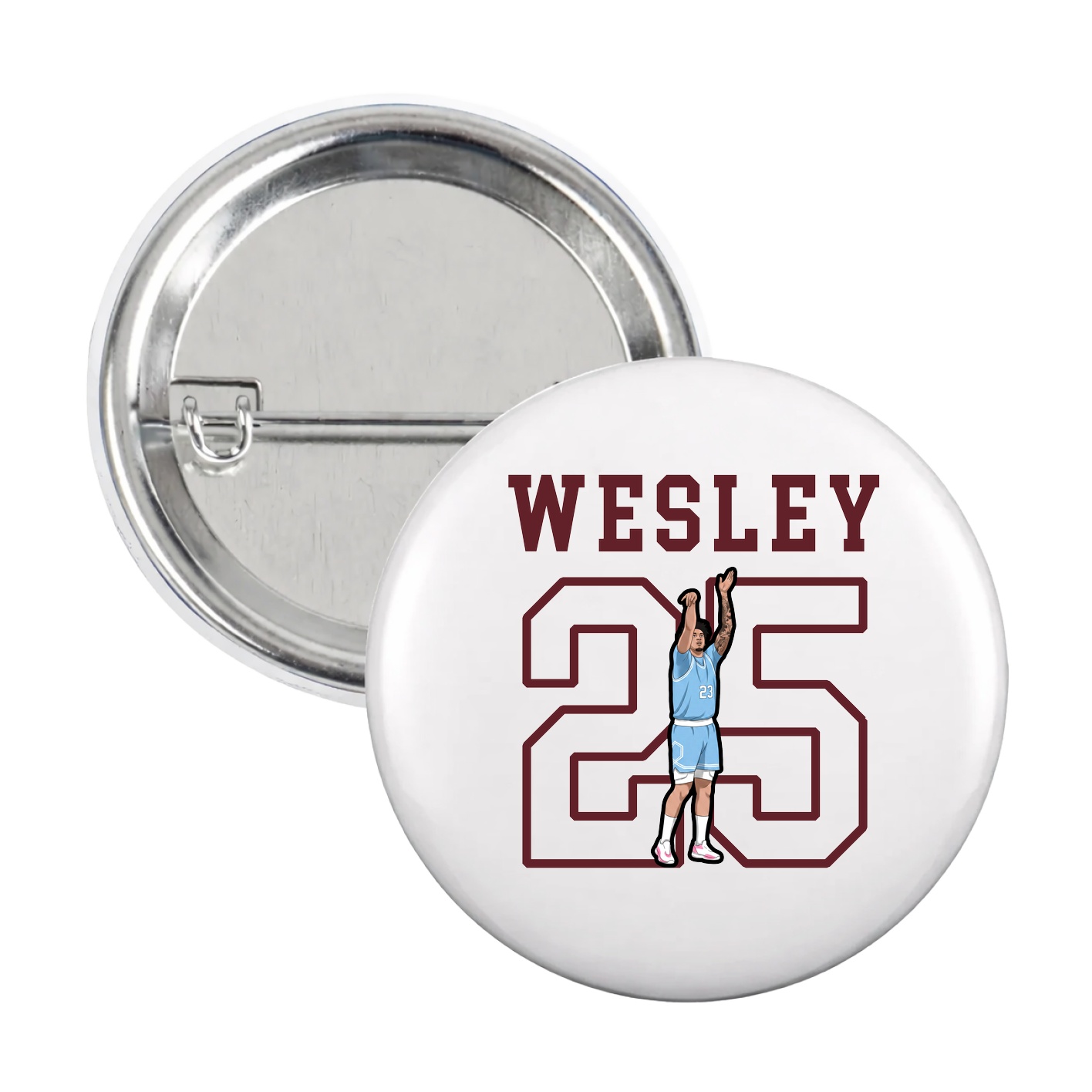 Game Day Button — Shirsey in White