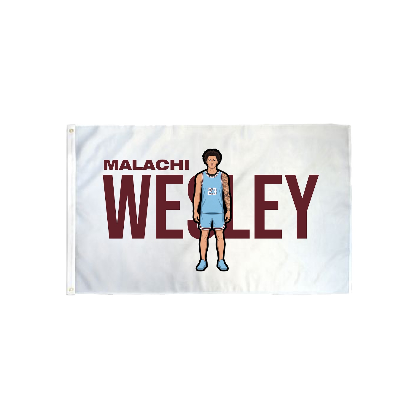 3x5 Flag — Player Name in Classic