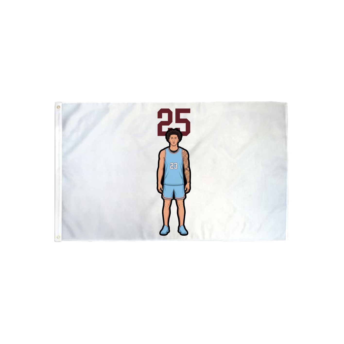 3x5 Flag — Number Top in Classic
