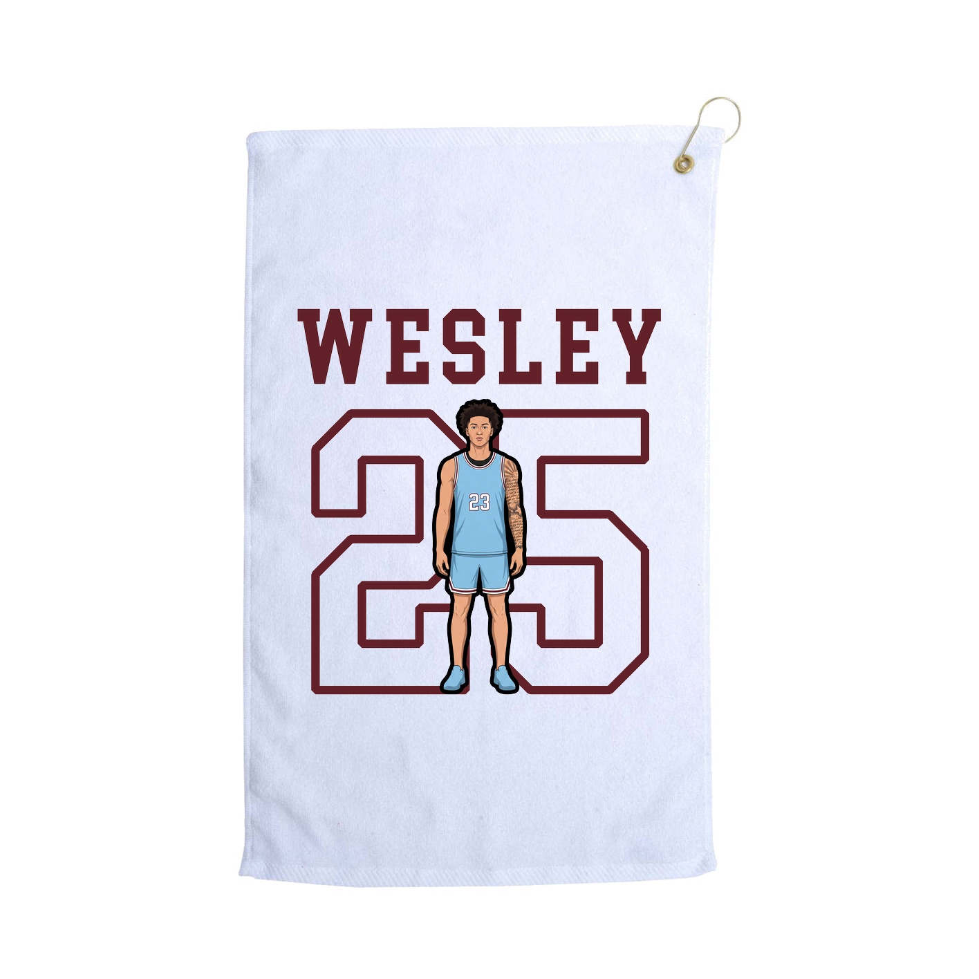 Golf Towel — Shirsey in White