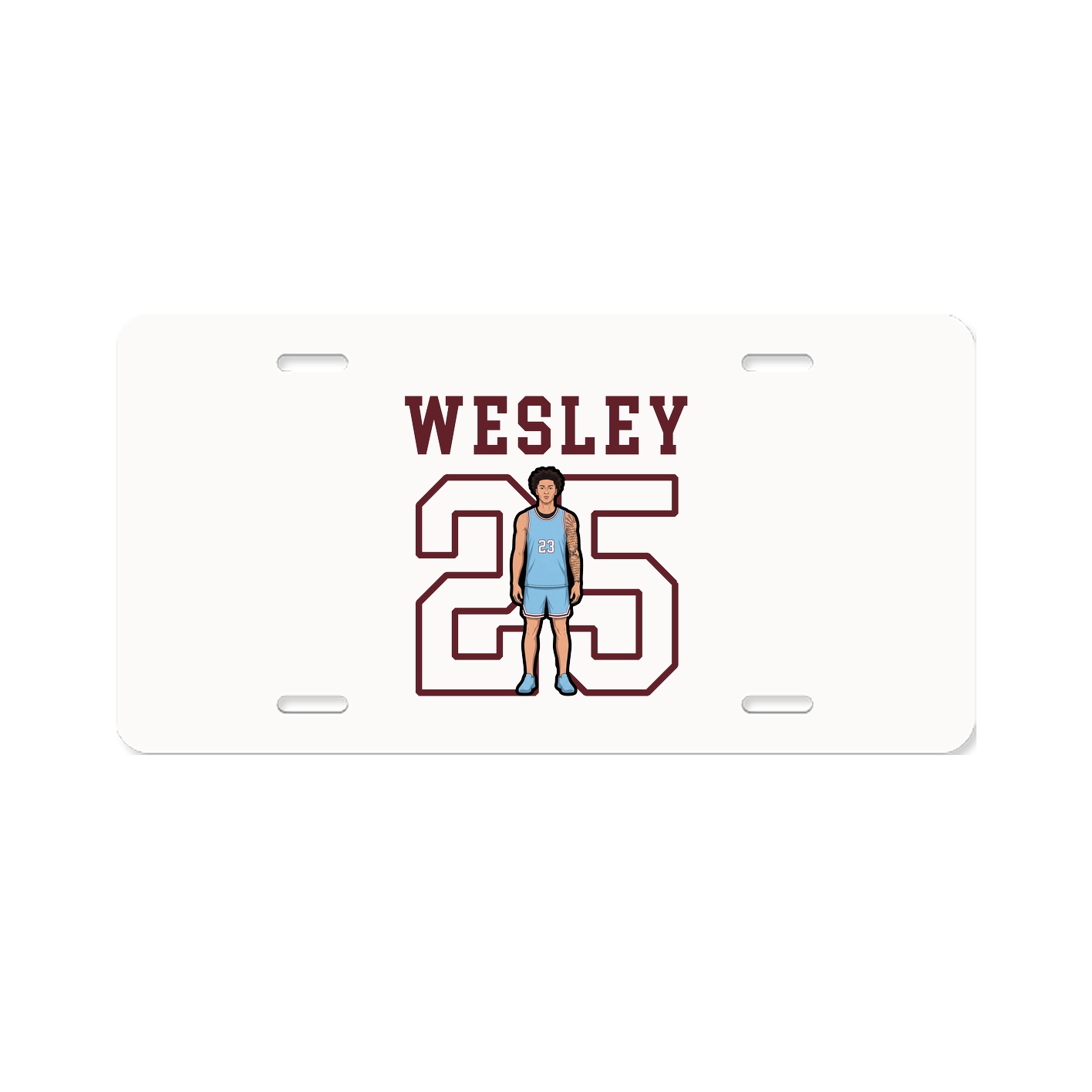 License Plate — Shirsey in Classic
