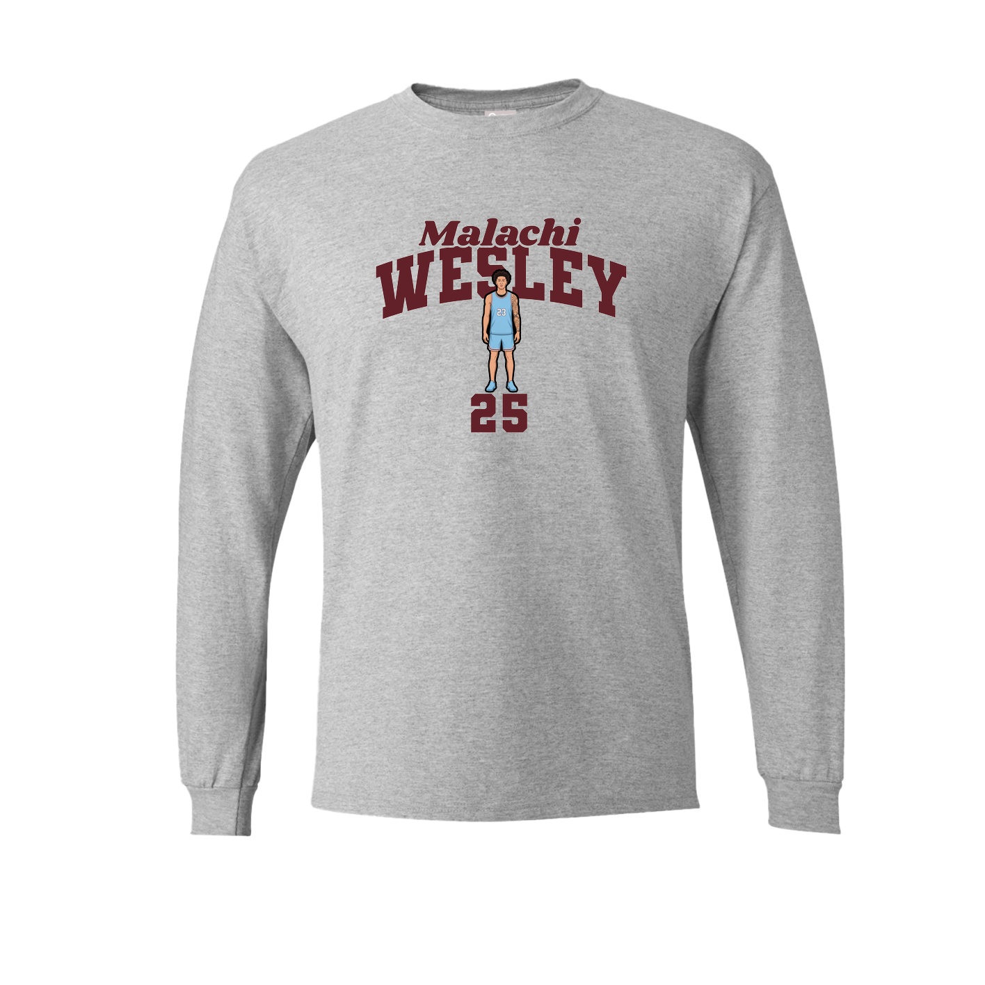 Long Sleeve Tee — Signature Arch in Grey