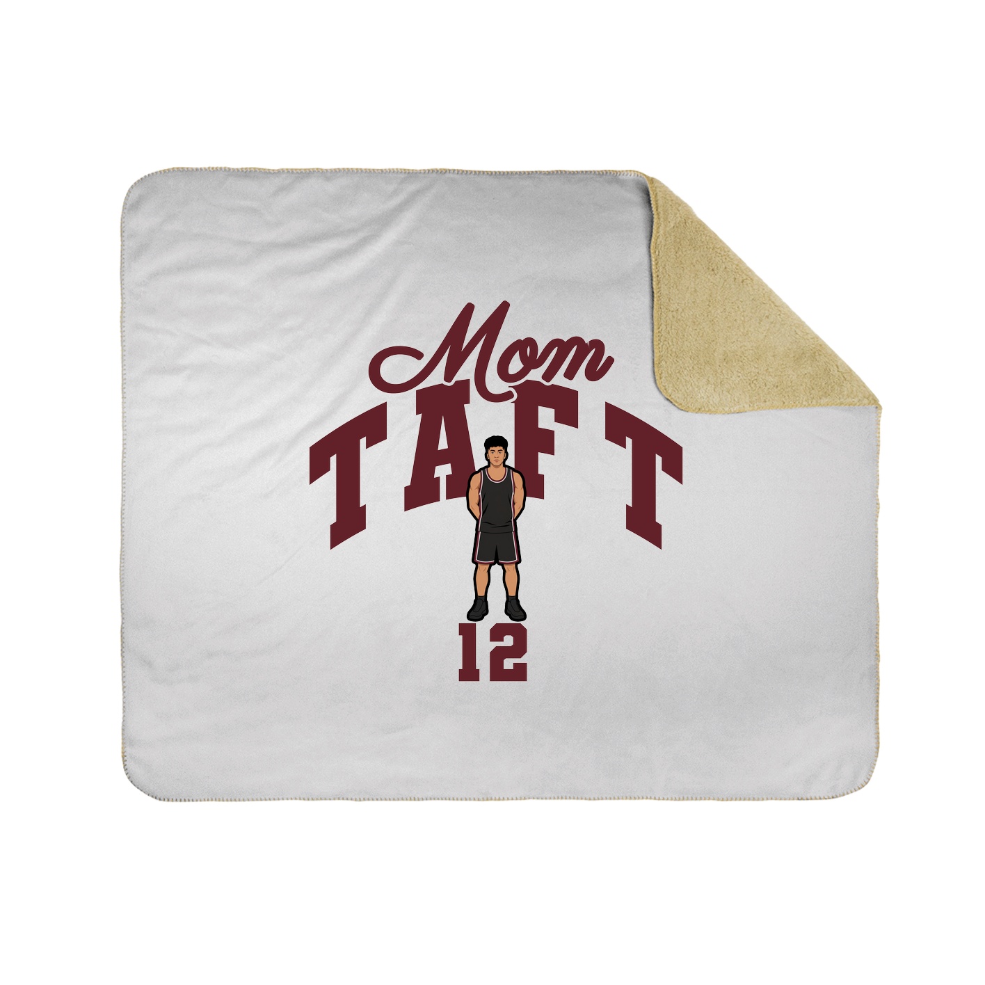 Throw Blanket — Mothers Day Arch in White