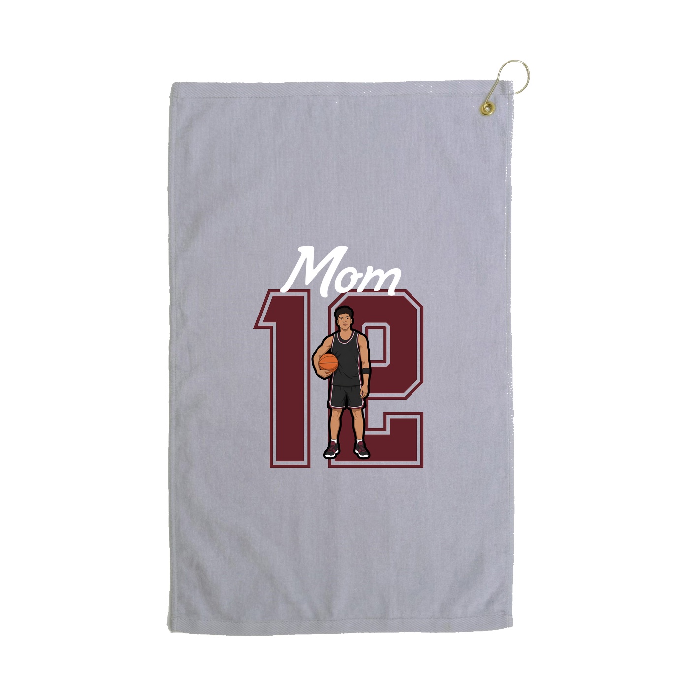 Golf Towel — Mothers Day Shirsey in Grey