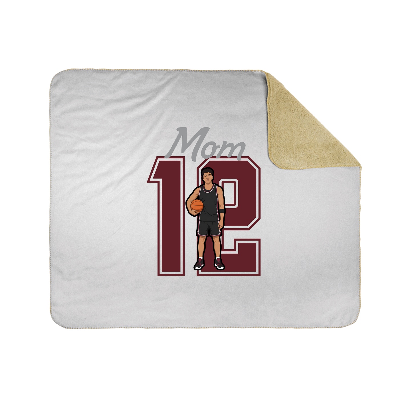 Throw Blanket — Mothers Day Shirsey in White