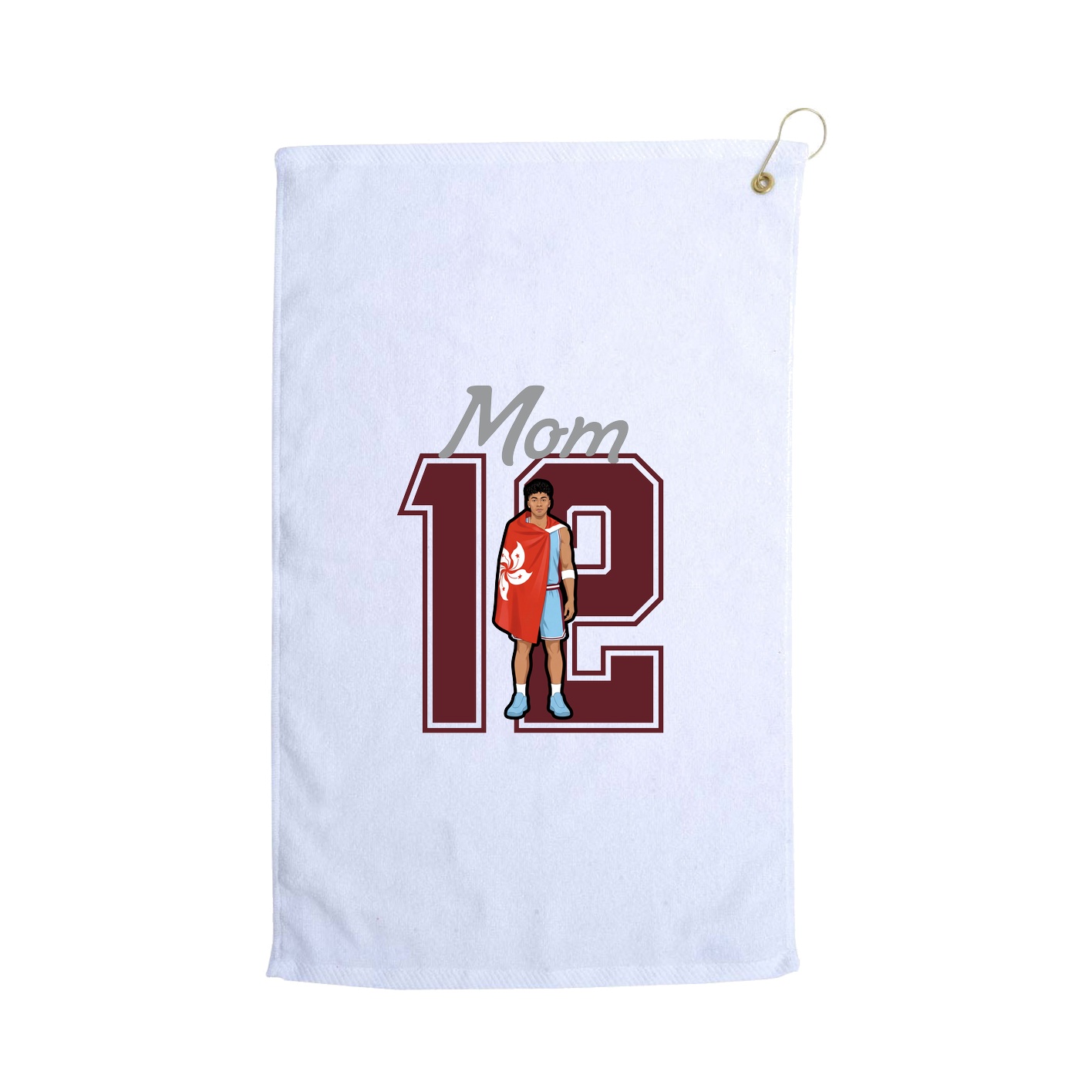 Golf Towel — Mothers Day Shirsey in White